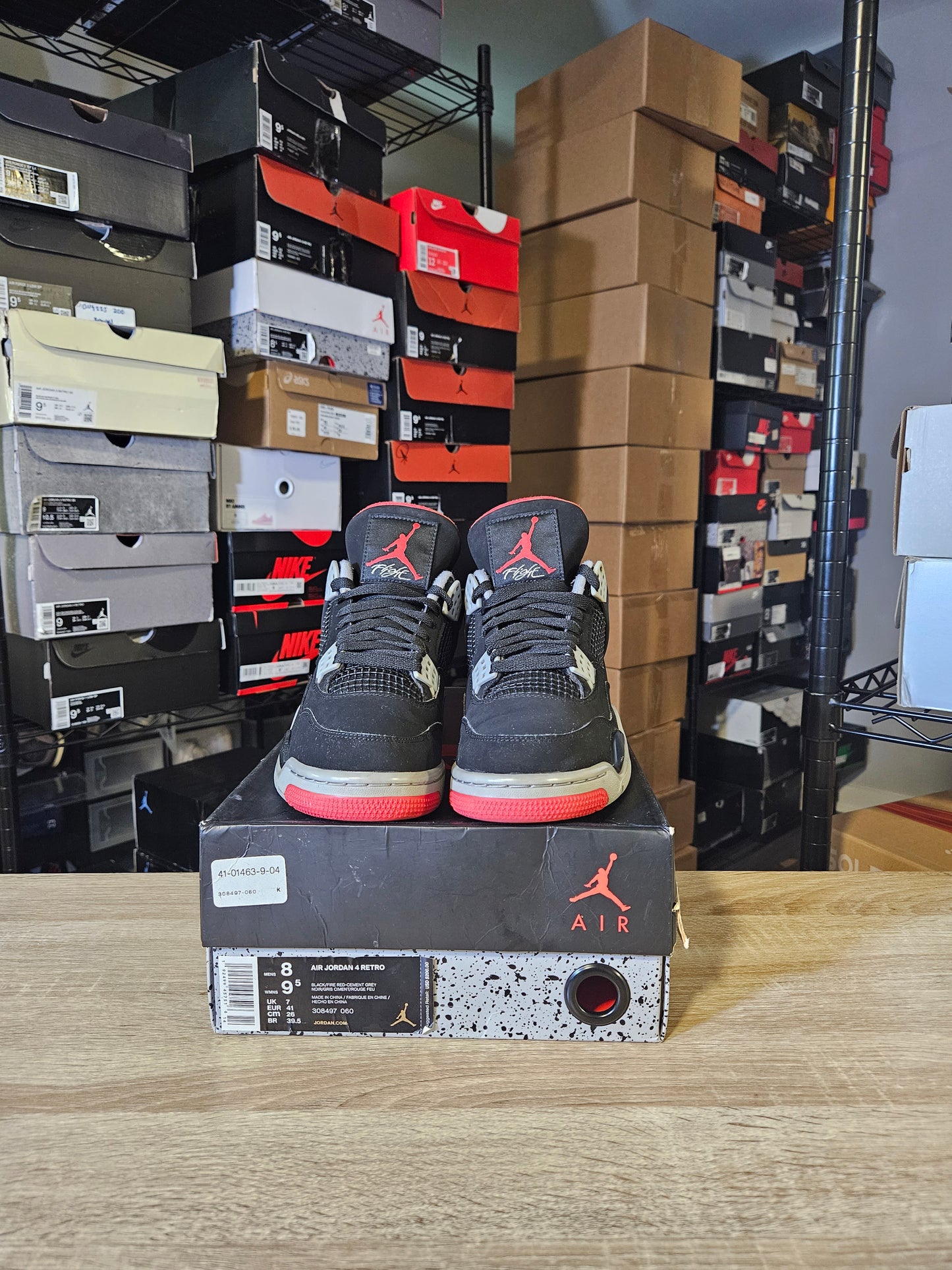 Size 8 - AJ 4 Retro OG Mid Bred 2019