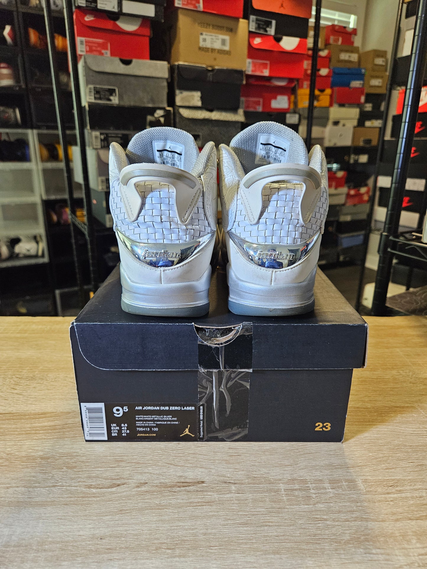 Size 9.5 - AJ Dub Zero Laser