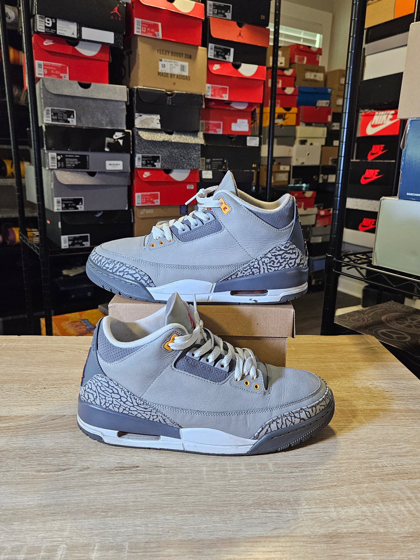 Size 9.5 - Jordan 3 Retro Mid Cool Grey