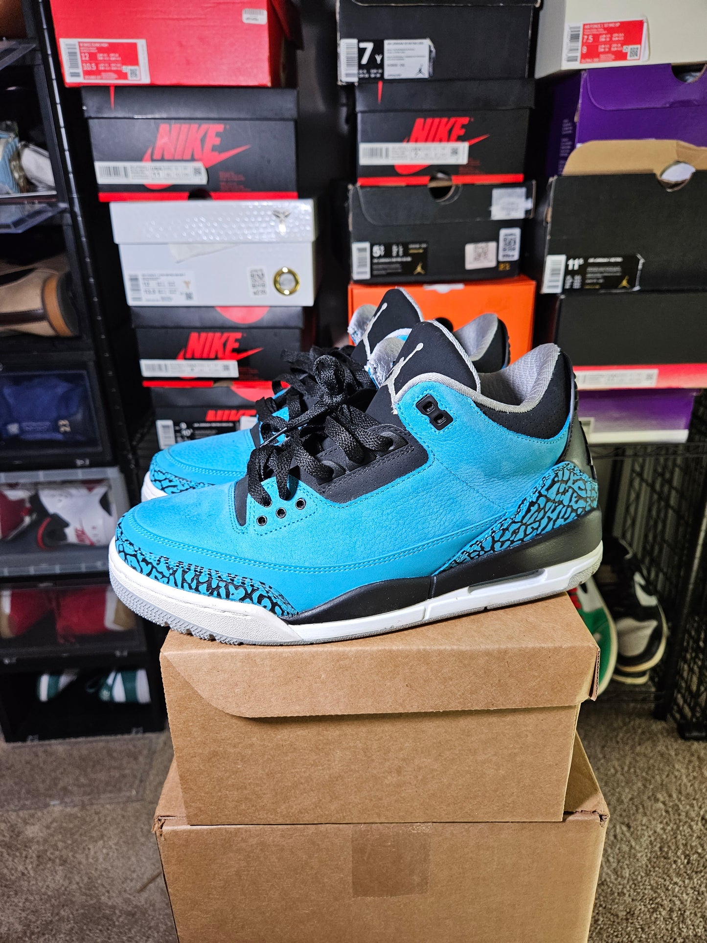 Size 9 - AJ 3 Powder Blue