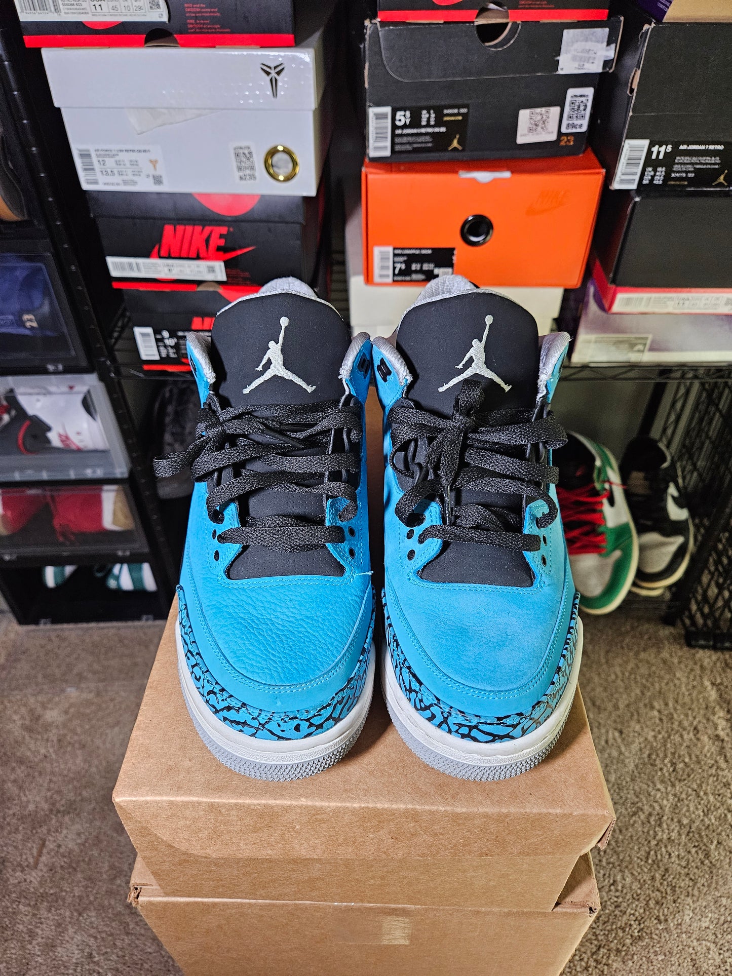 Size 9 - AJ 3 Powder Blue