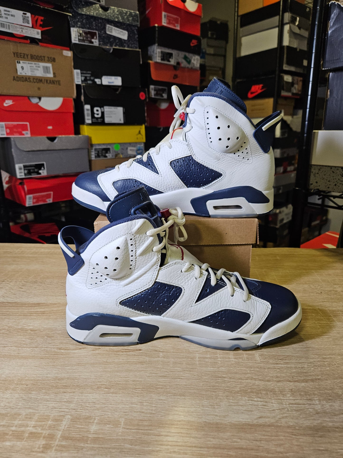 Size 9.5 - AJ 6 Retro 2024 Olympic
