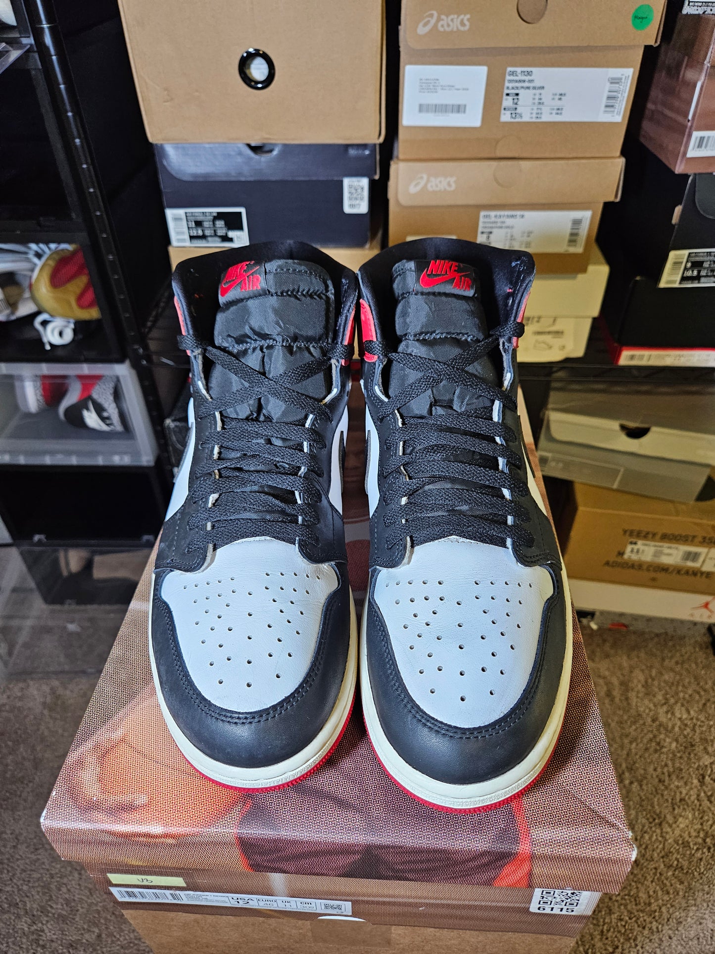 Size 12 - AJ 1 Black Toe