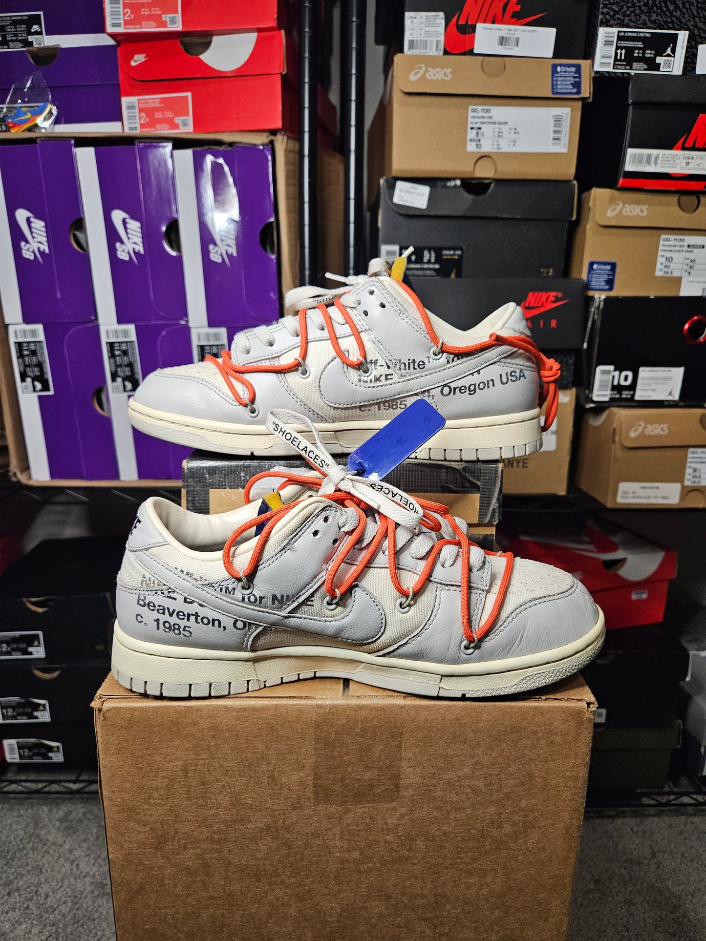 Size 8.5 - OW x Dunk Low Lot 23 of 50