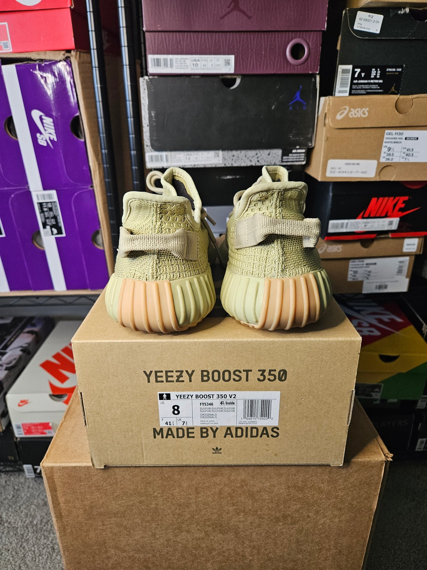 Size 8 - YZY Boost 350 V2 Sulfur