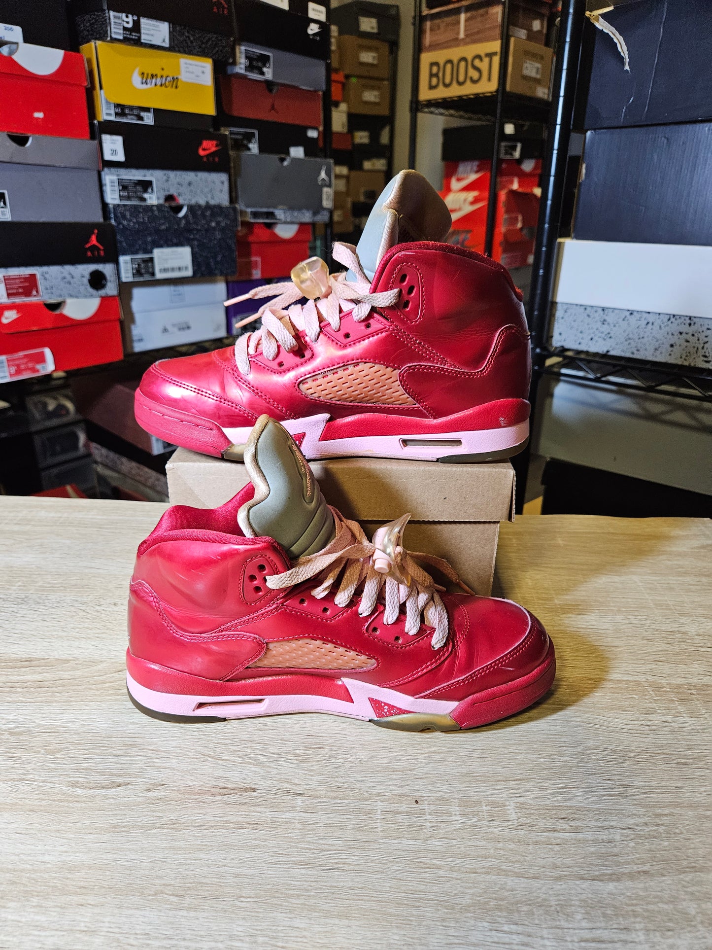 Size 6 - AJ 5 Retro 2013 Valentines Day - 540892-605