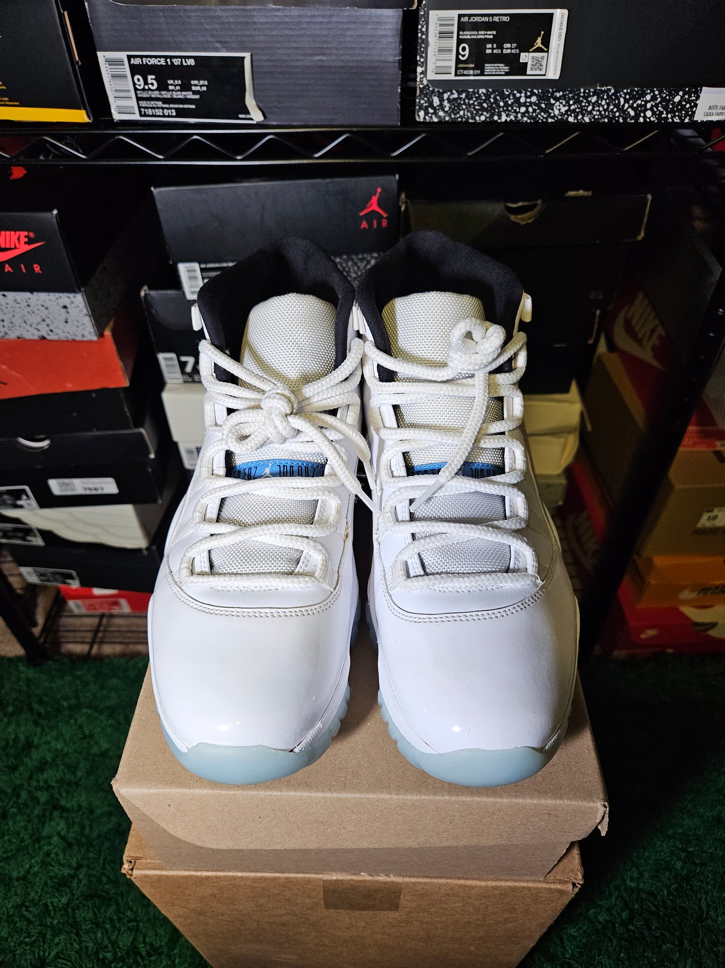 Size 10 - AJ 11 Retro High Legend Blue 2014