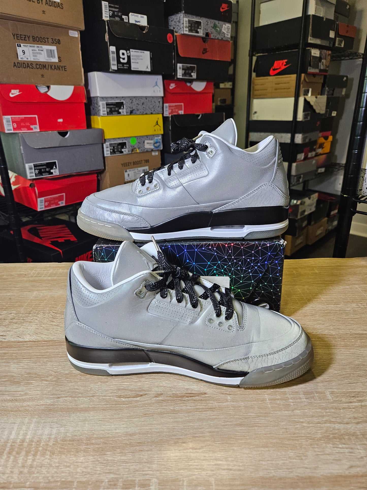 Size 10.5 - AJ3 5Lab3 Reflective Silver