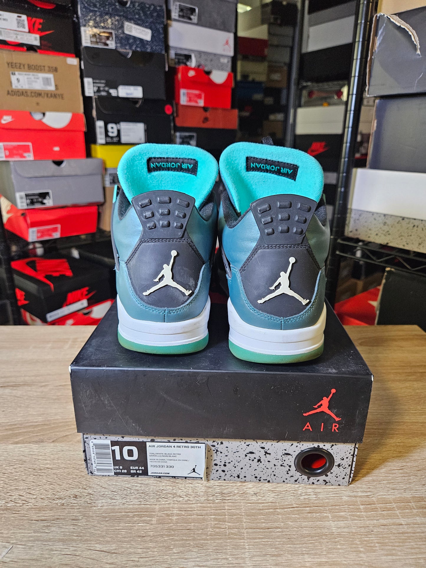 Size 10 - AJ 4 Retro Teal