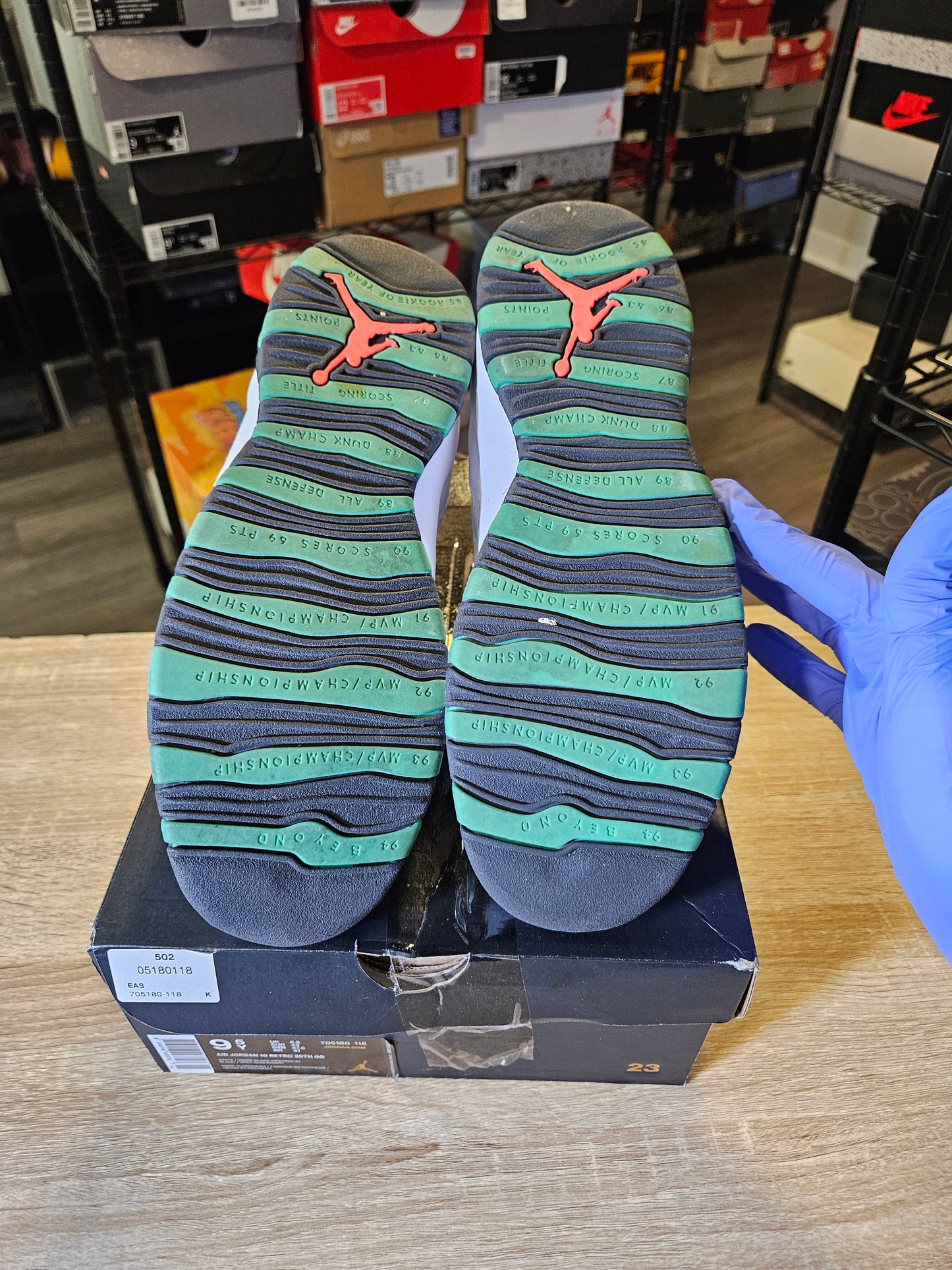 Size 9.5 - AJ 10 Retro Verde