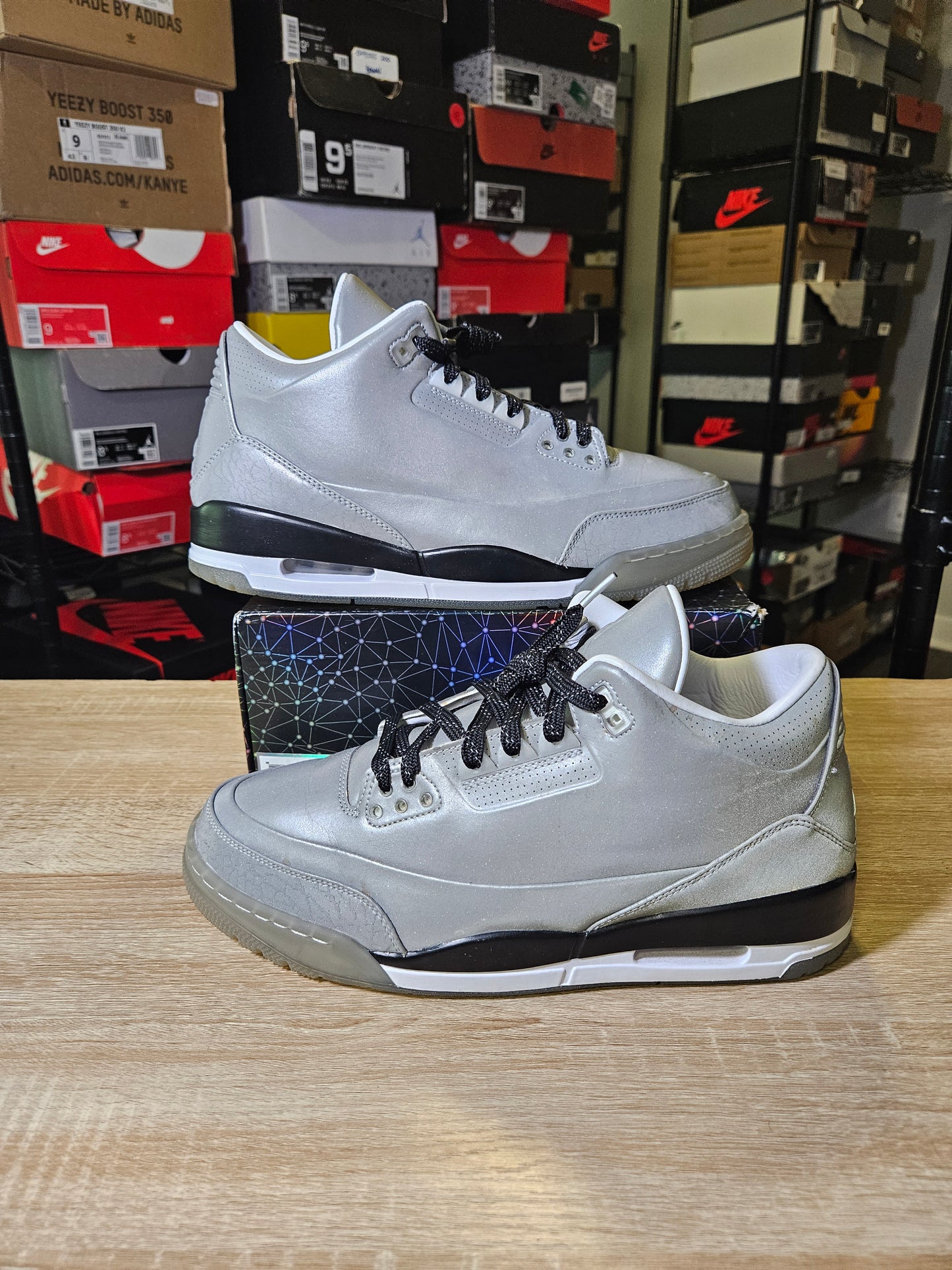 Size 10.5 - AJ3 5Lab3 Reflective Silver