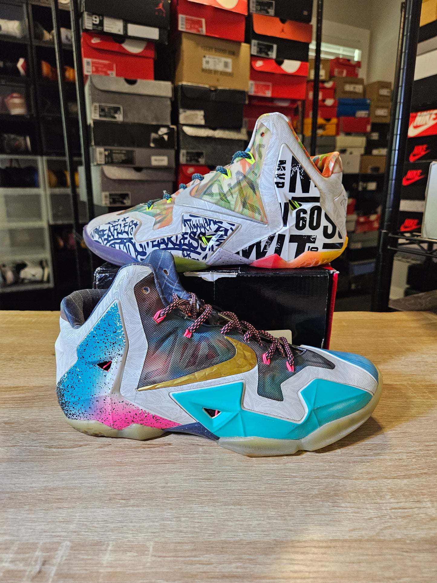 Size 9 - LeBron 11 Premium What The LeBron