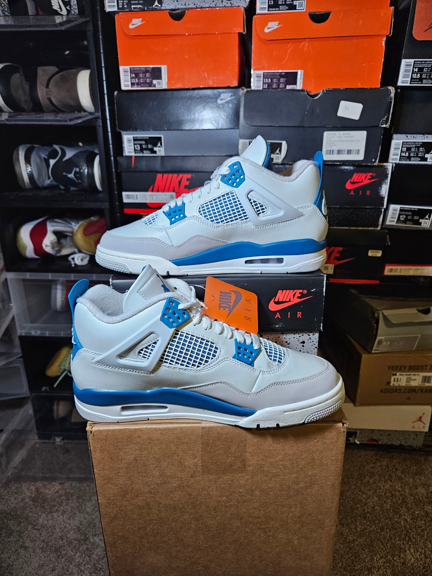 Size 10 - AJ 4 Retro 2024 Military Blue