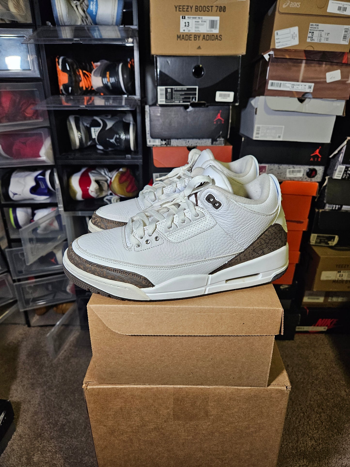 Size 9.5 - AJ 3 Retro 2018 Mocha
