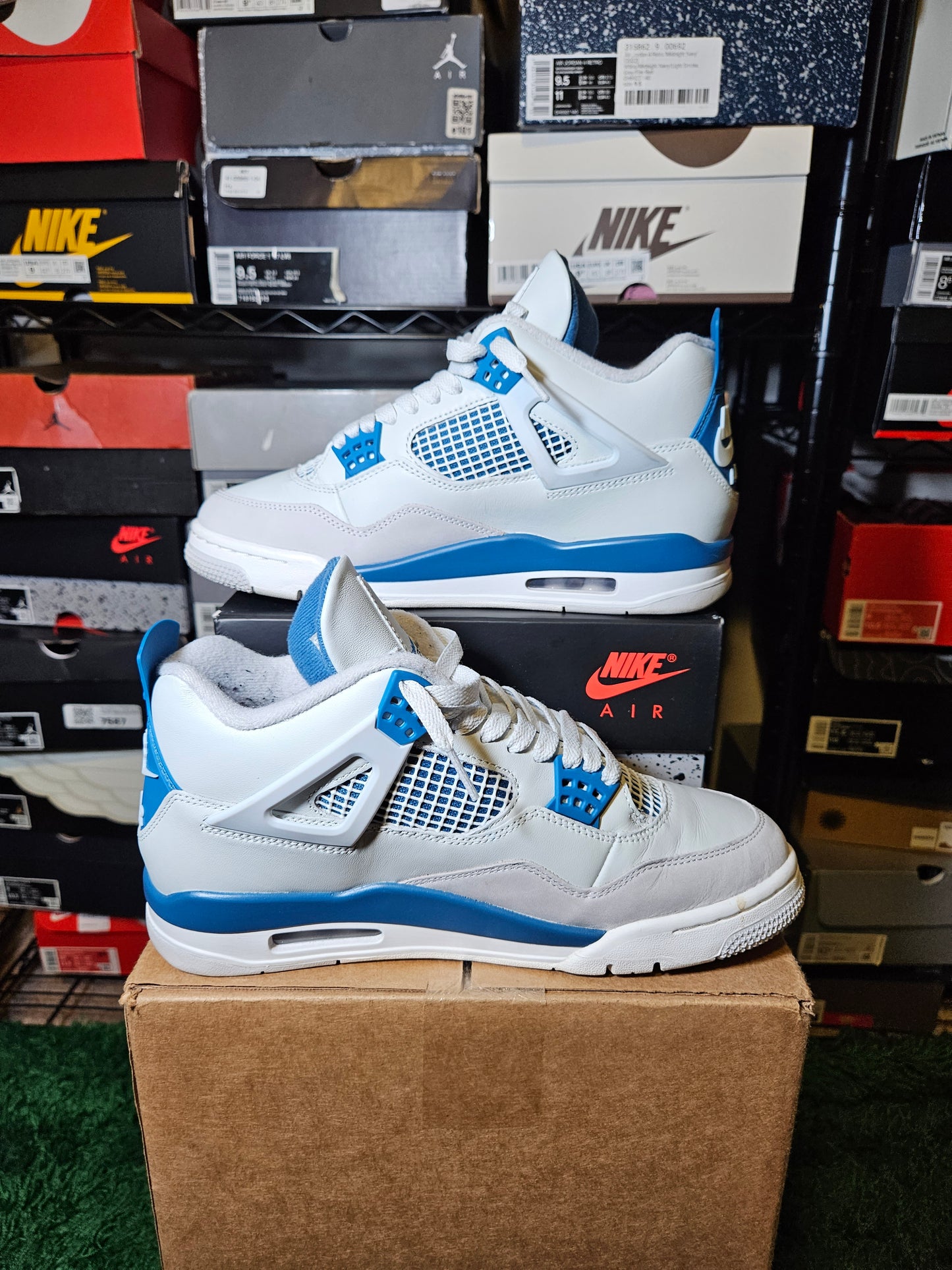 Size 8.5 - AJ 4 Retro 2024 Military Blue