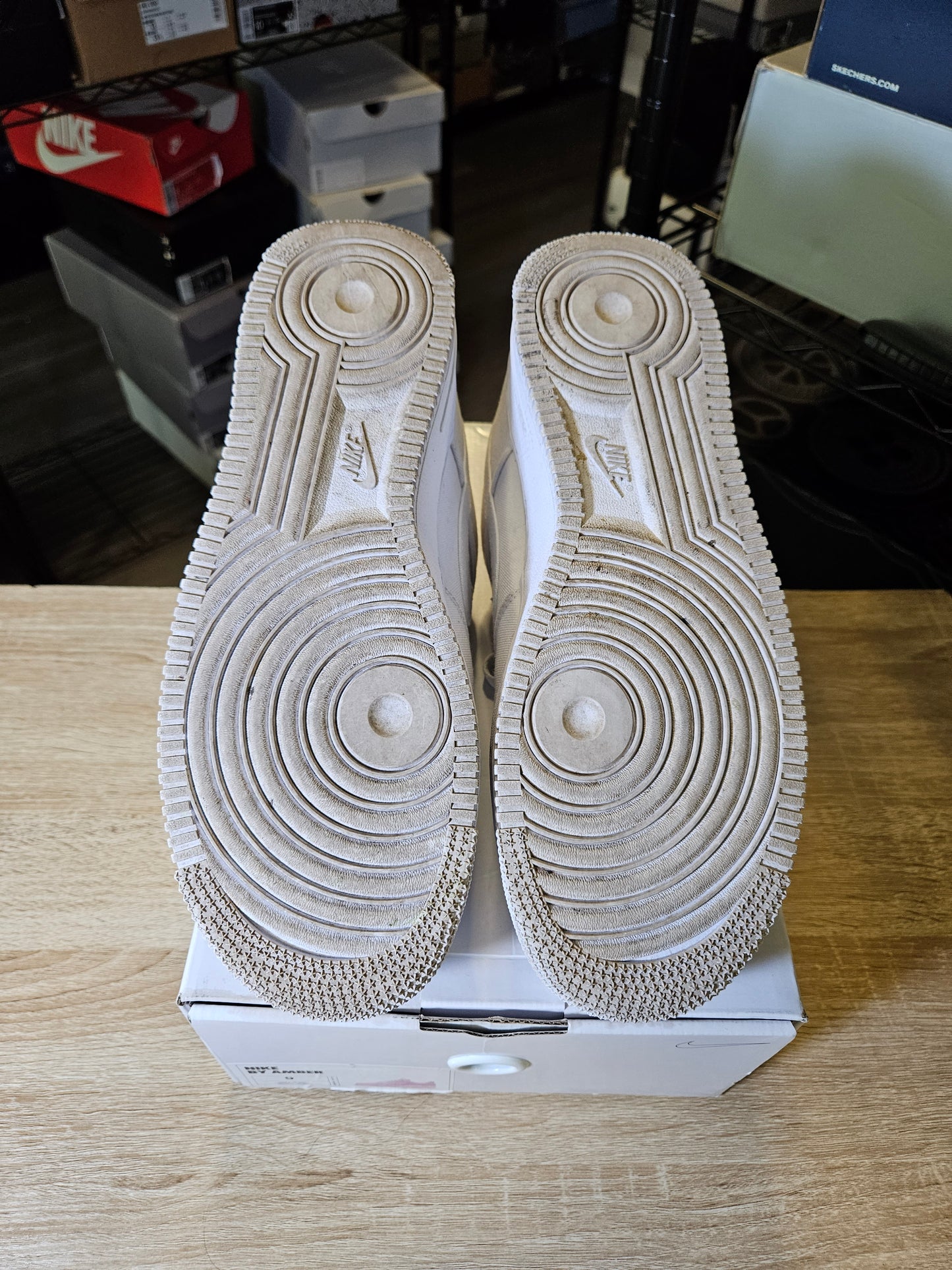 Size 9 - AF 1 By You White Custom