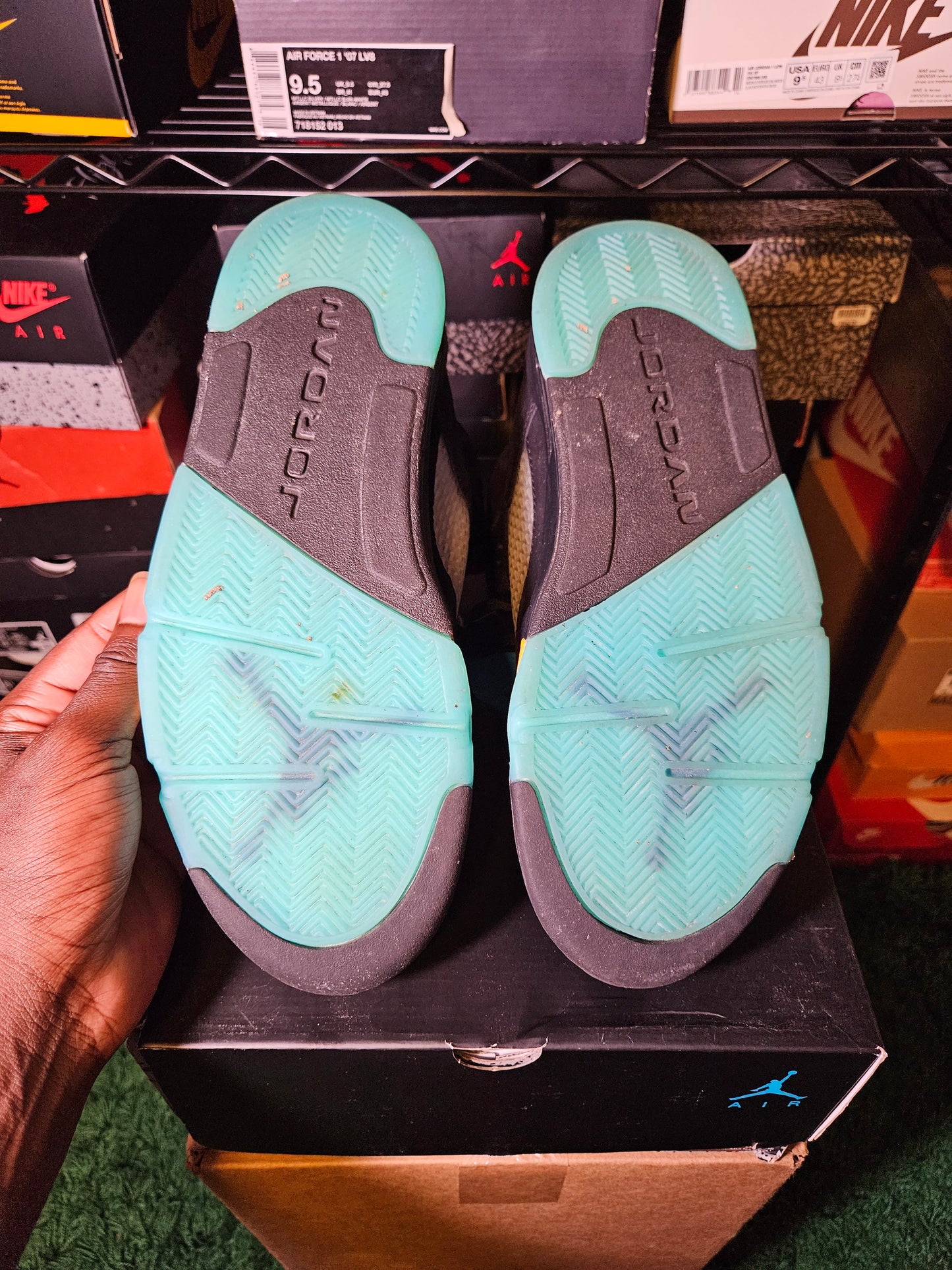 Size 9 - AJ 5 Retro Mid Aqua