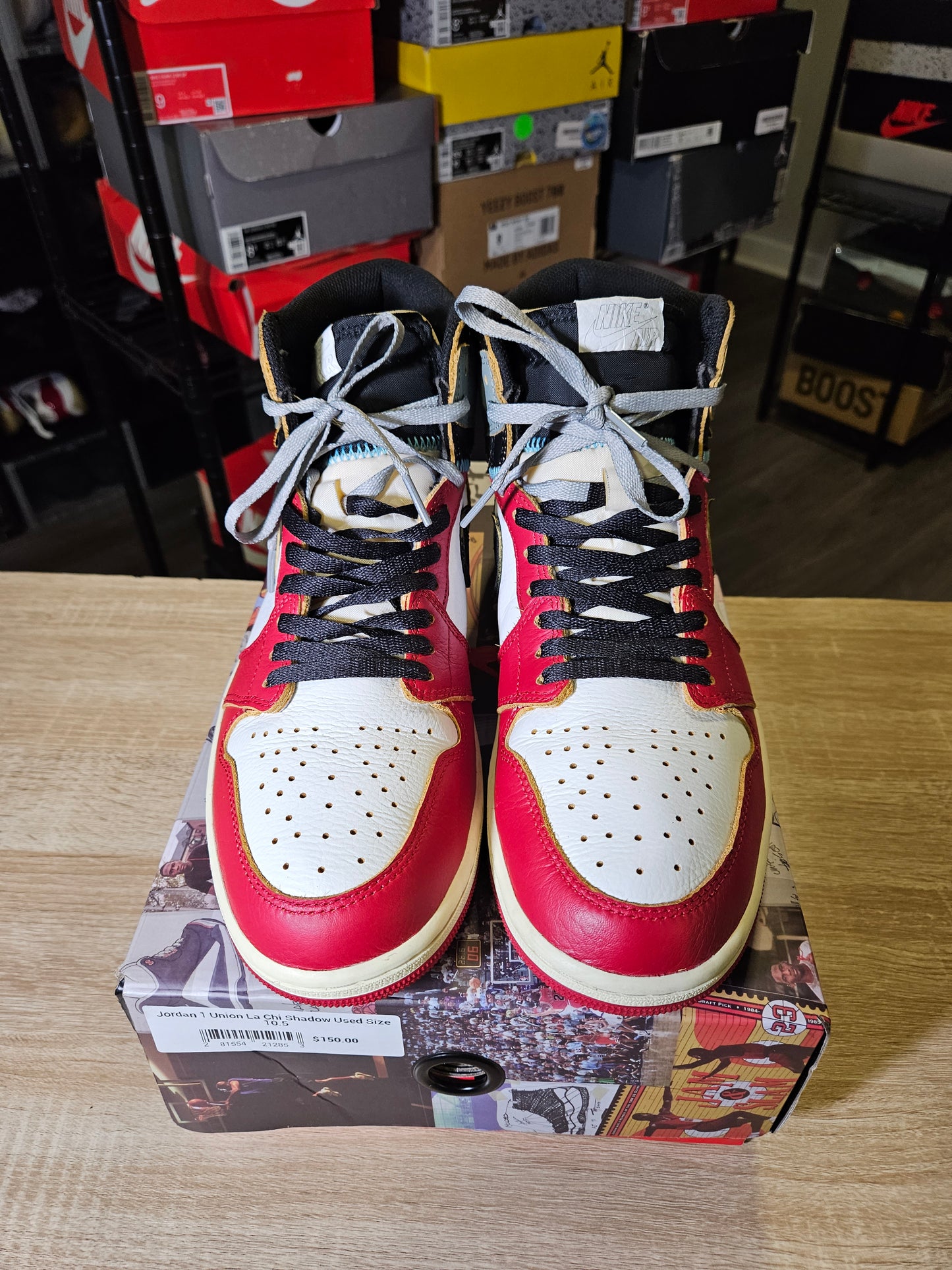 Size 10.5 - Union LA x Air Jordan 1 Retro OG SP High Chicago Shadow