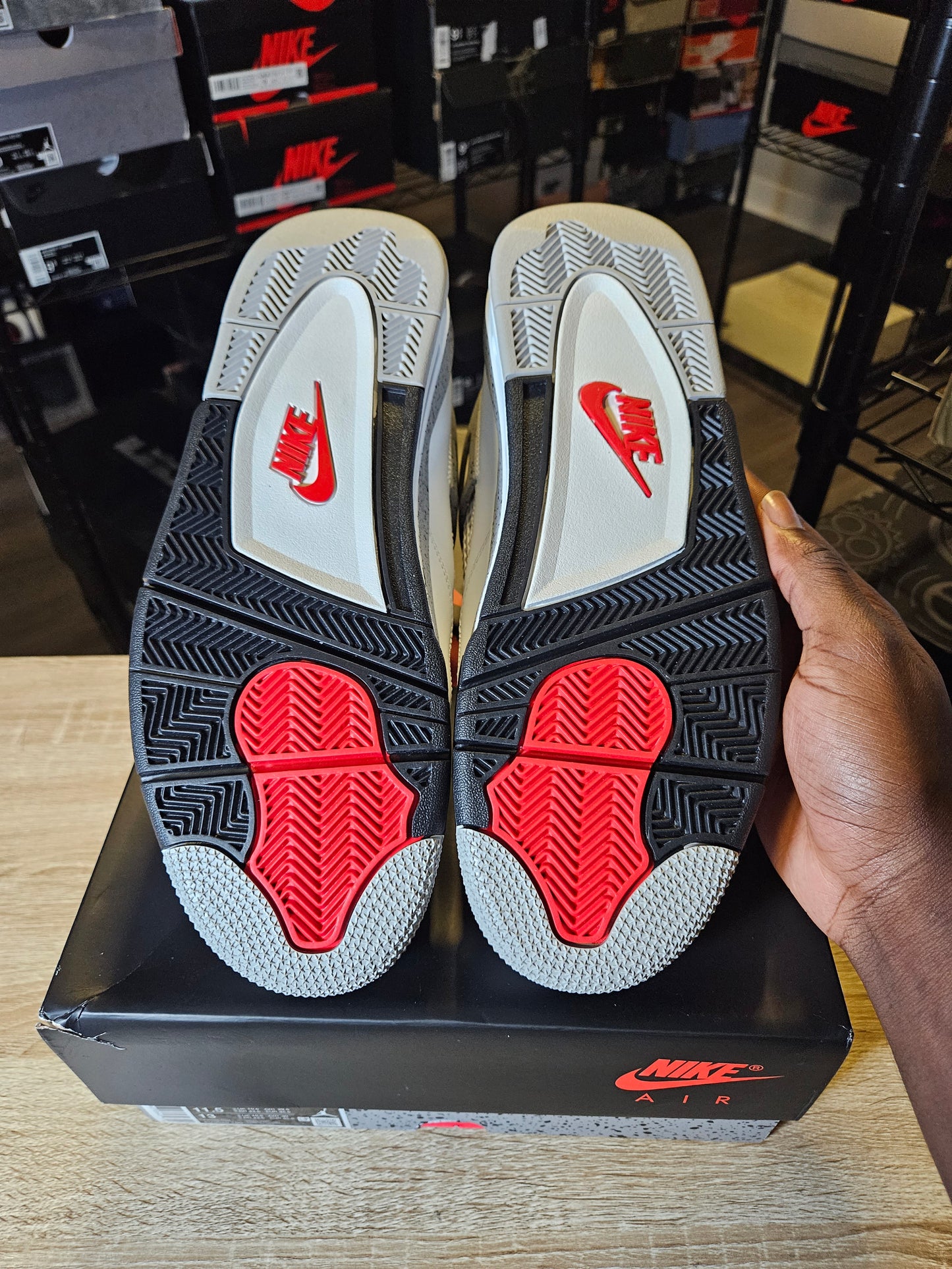 Size 11.5 - AJ 4 Retro OG 2025 White Cement