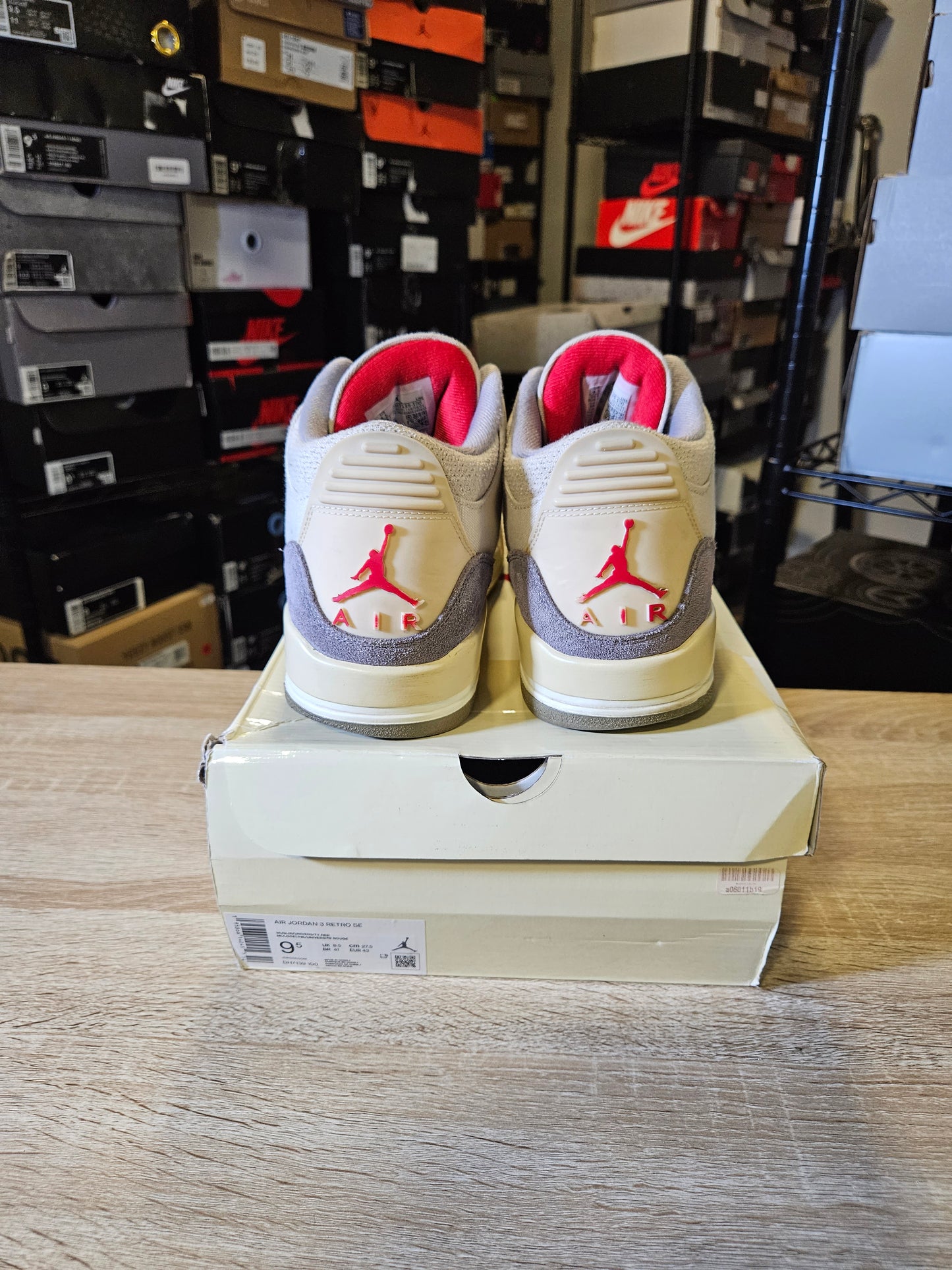 Size 9.5 - AJ 3 Muslin