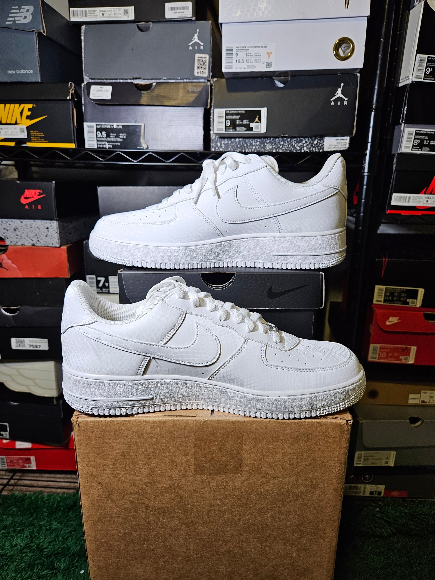 Size 12 - Kobe Bryant x Air Force 1 Low Forever White