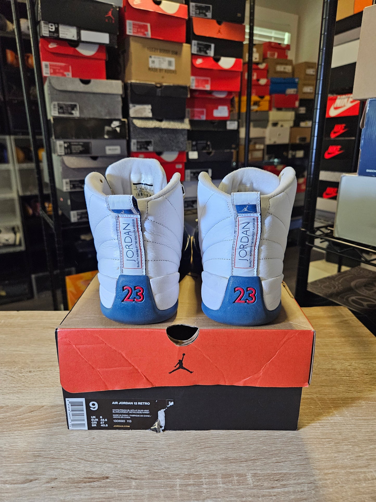 Size 9 - AJ 12 Retro French Blue 2016