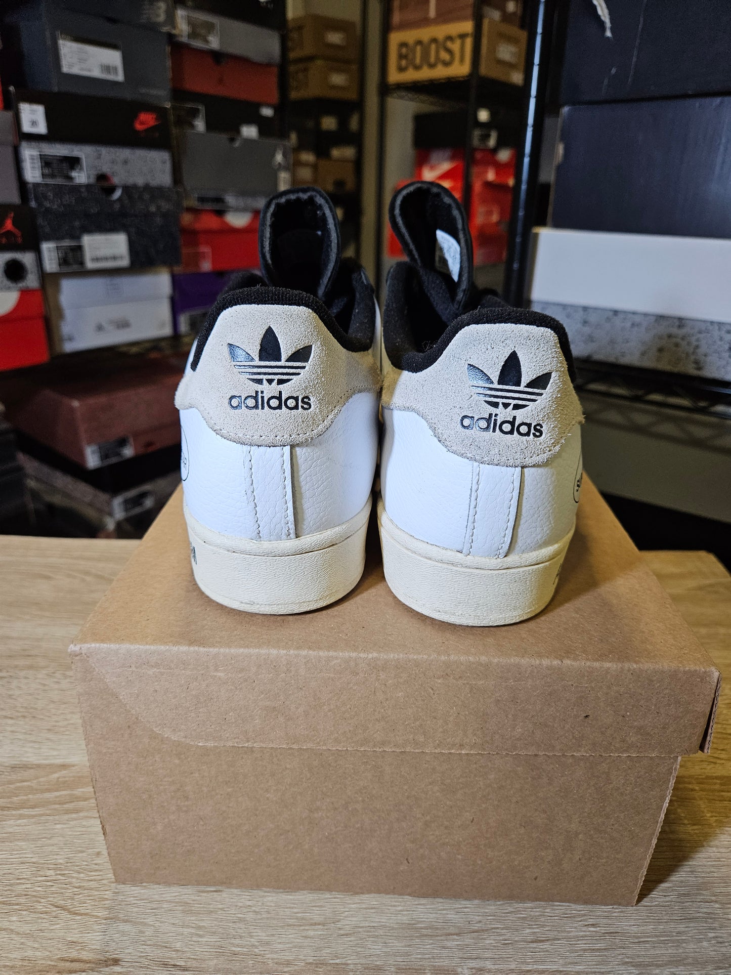 Size 10 - adidas Superstar Extended Stripes
