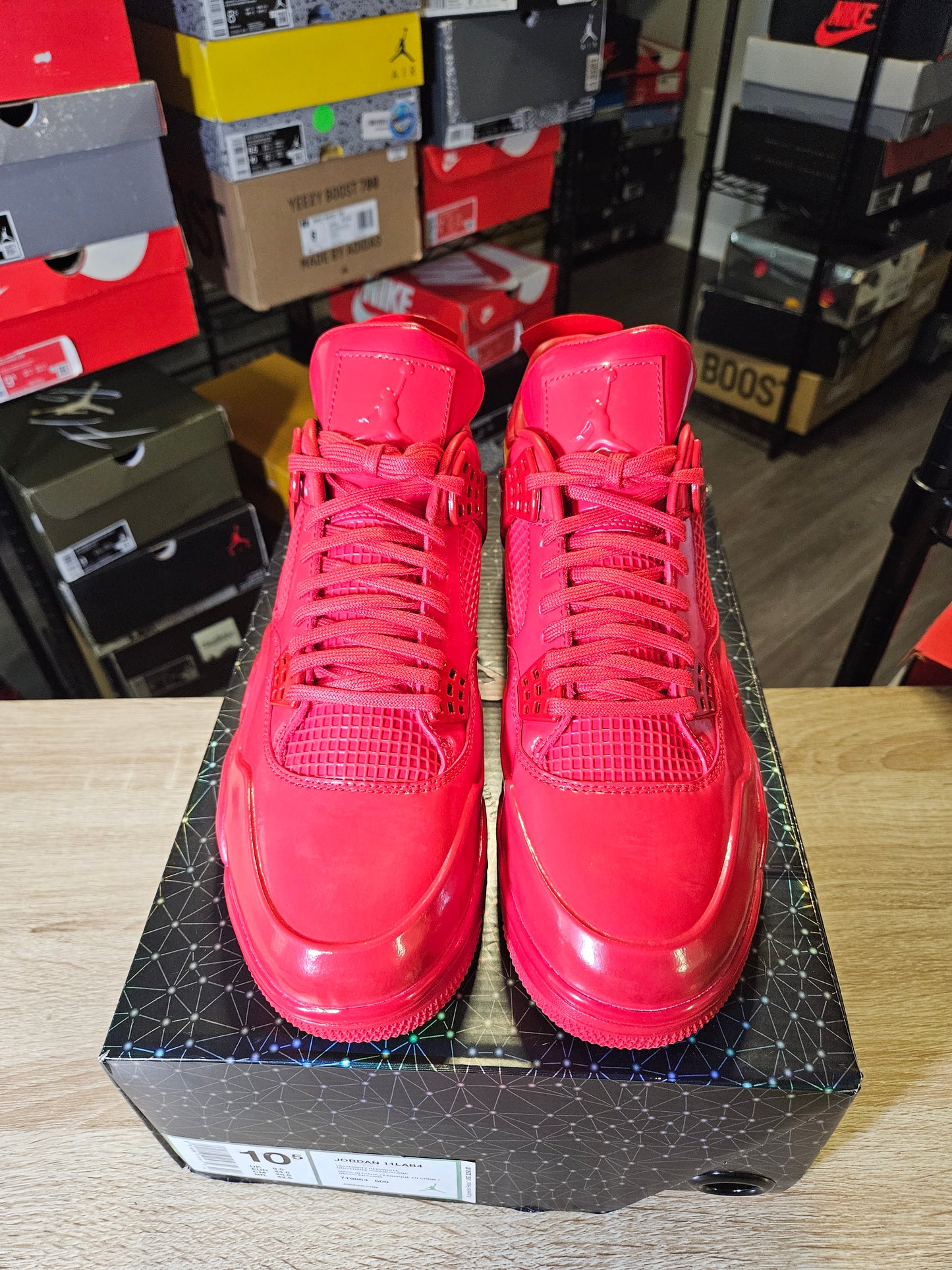 Size 10 - AJ 4 Retro 11Lab4 - Red