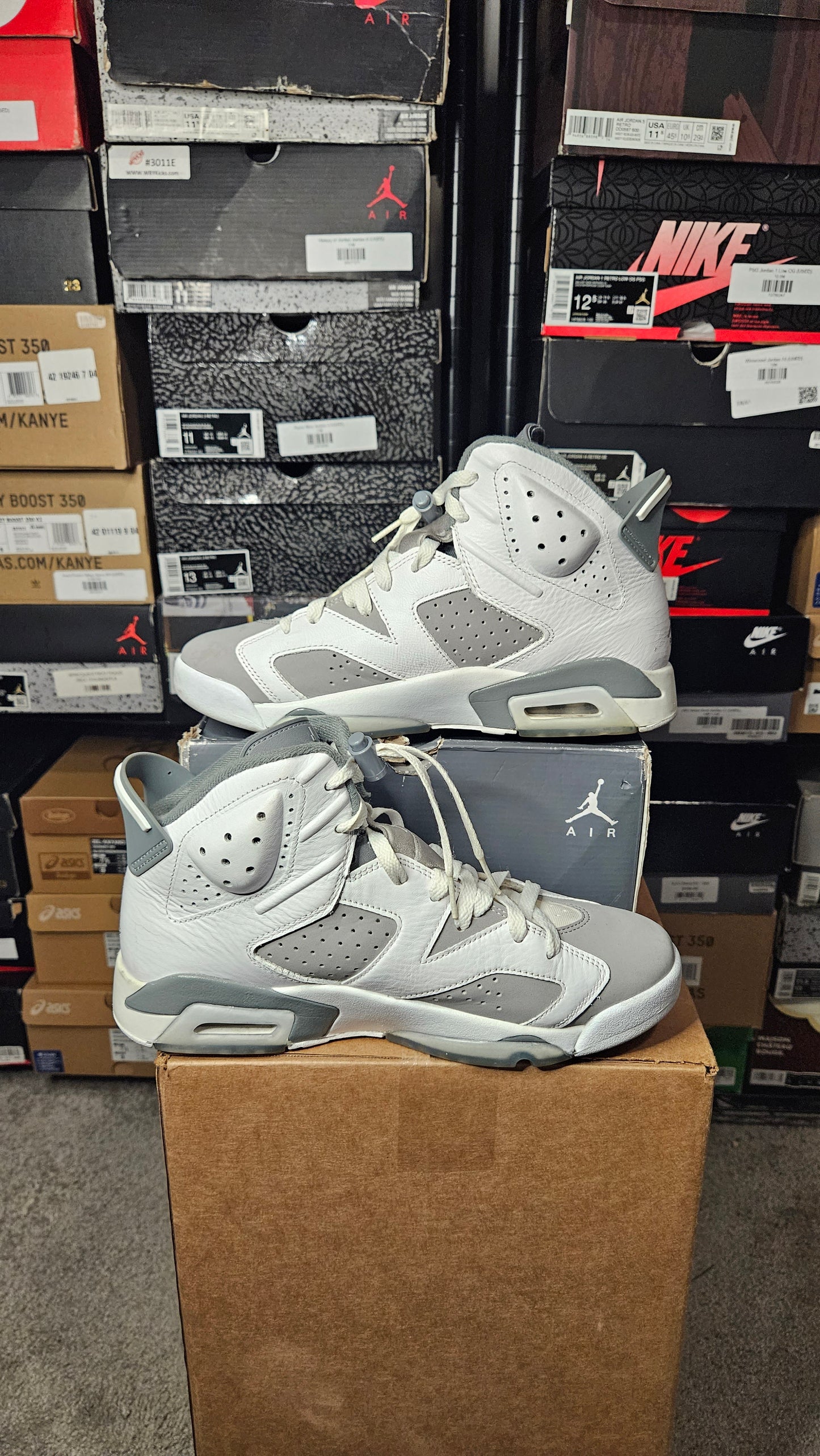 Size 8.5 - AJ 6 Retro Low Cool Grey