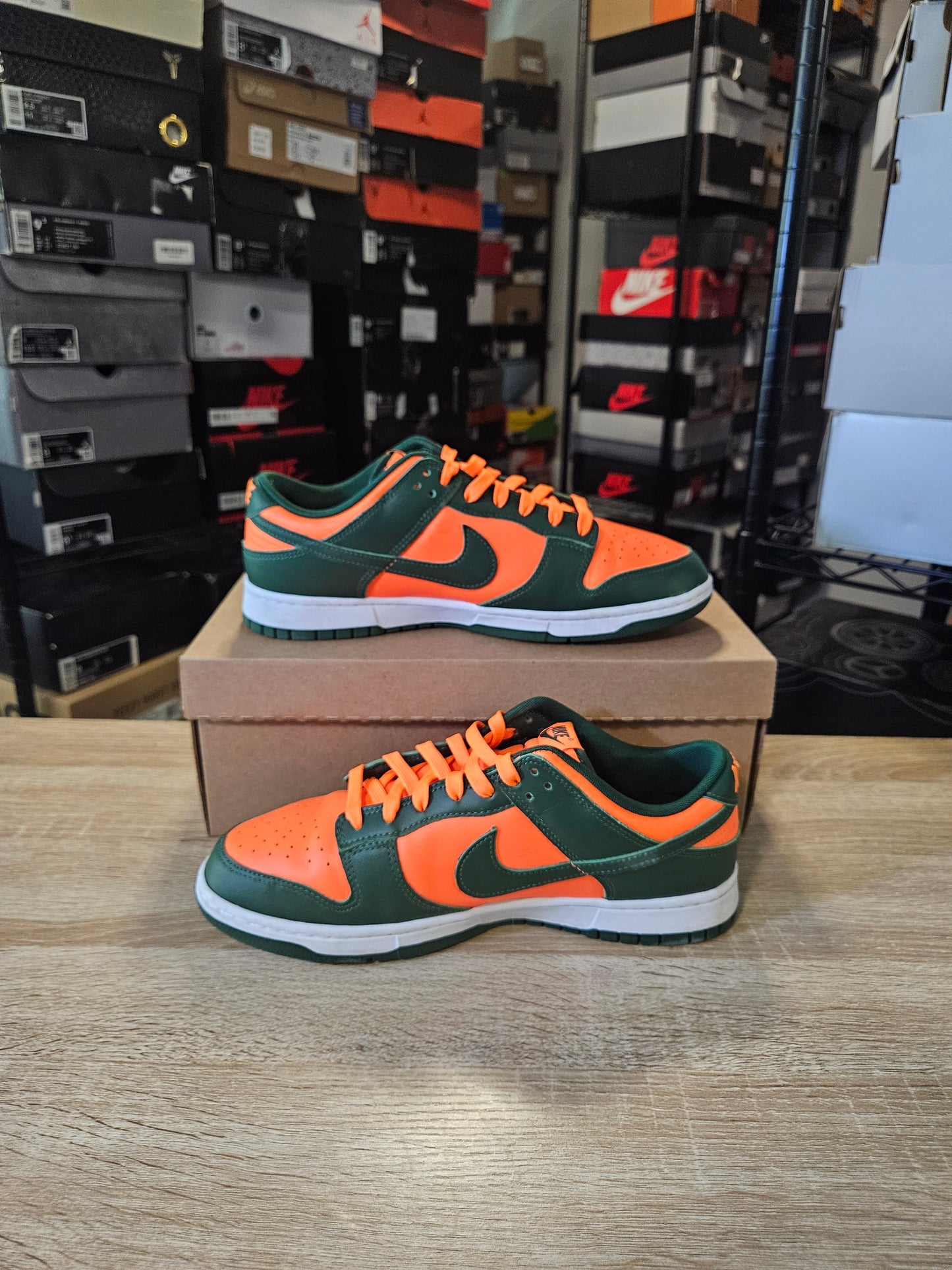 Size 10.5 - Dunk Low Miami Hurricanes