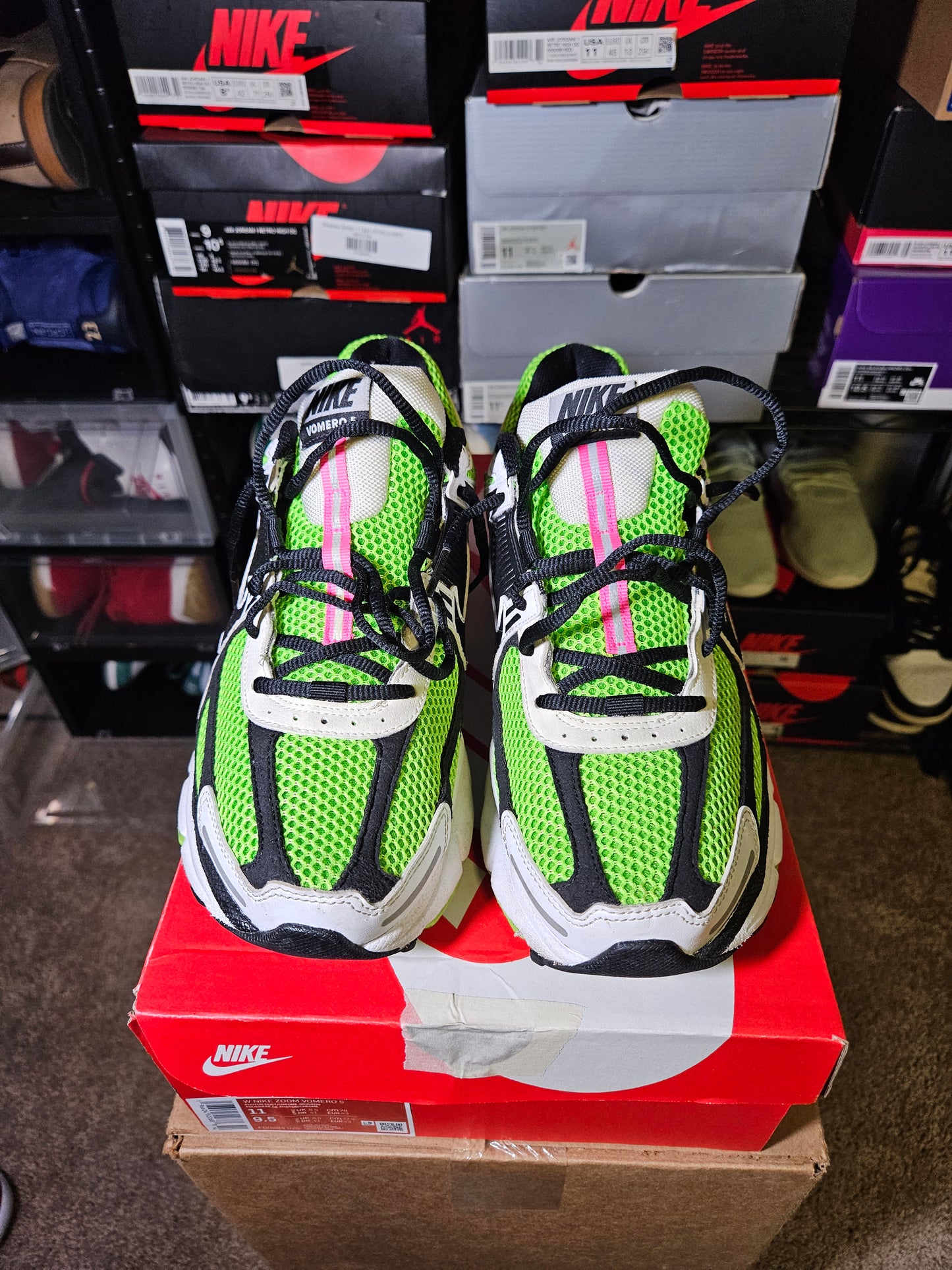 Size 9.5 - Nike Air Zoom Vomero 5 SE SP 2024 Electric Green