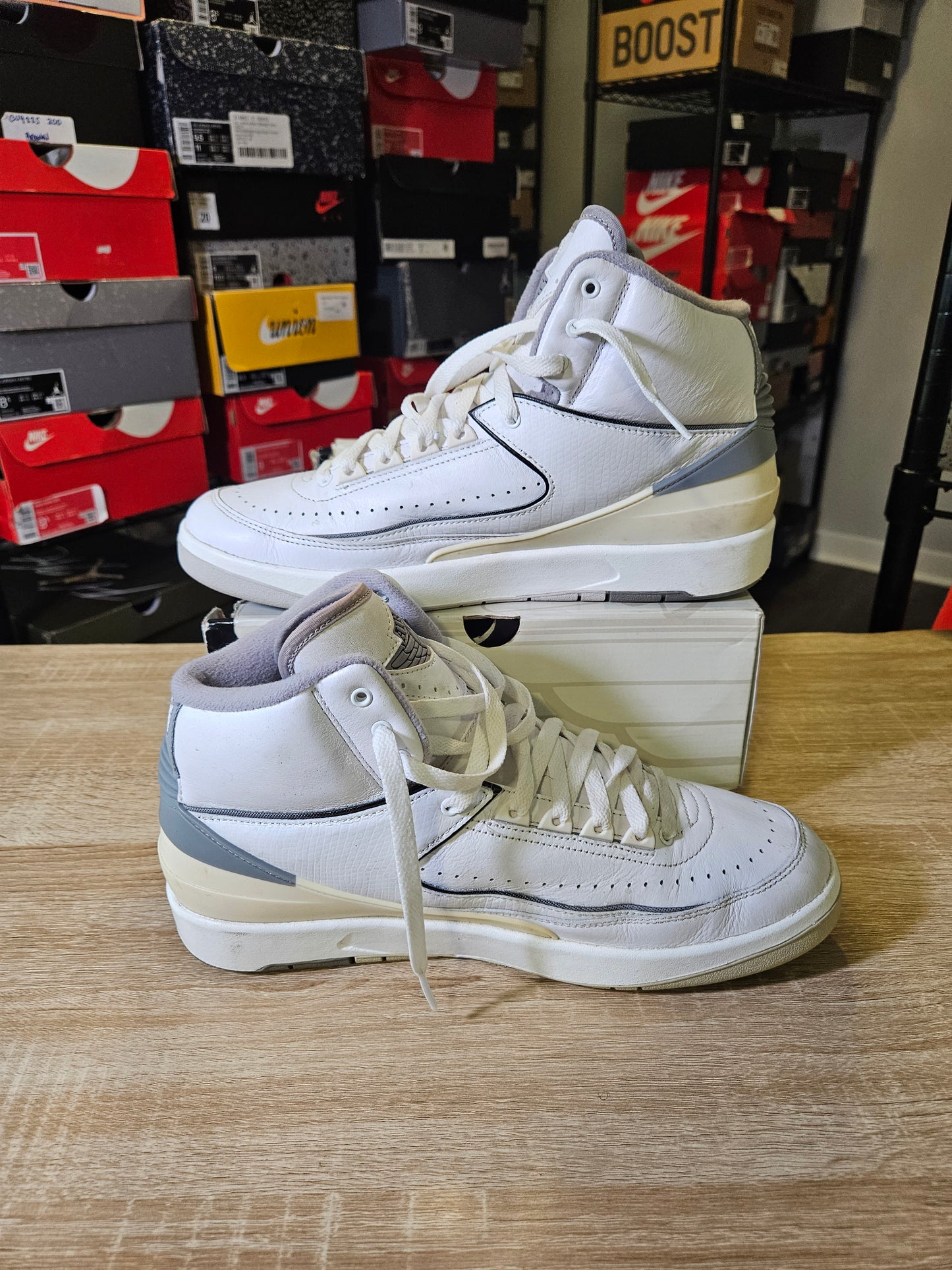 Size 10 - AJ 2 Retro White Cement