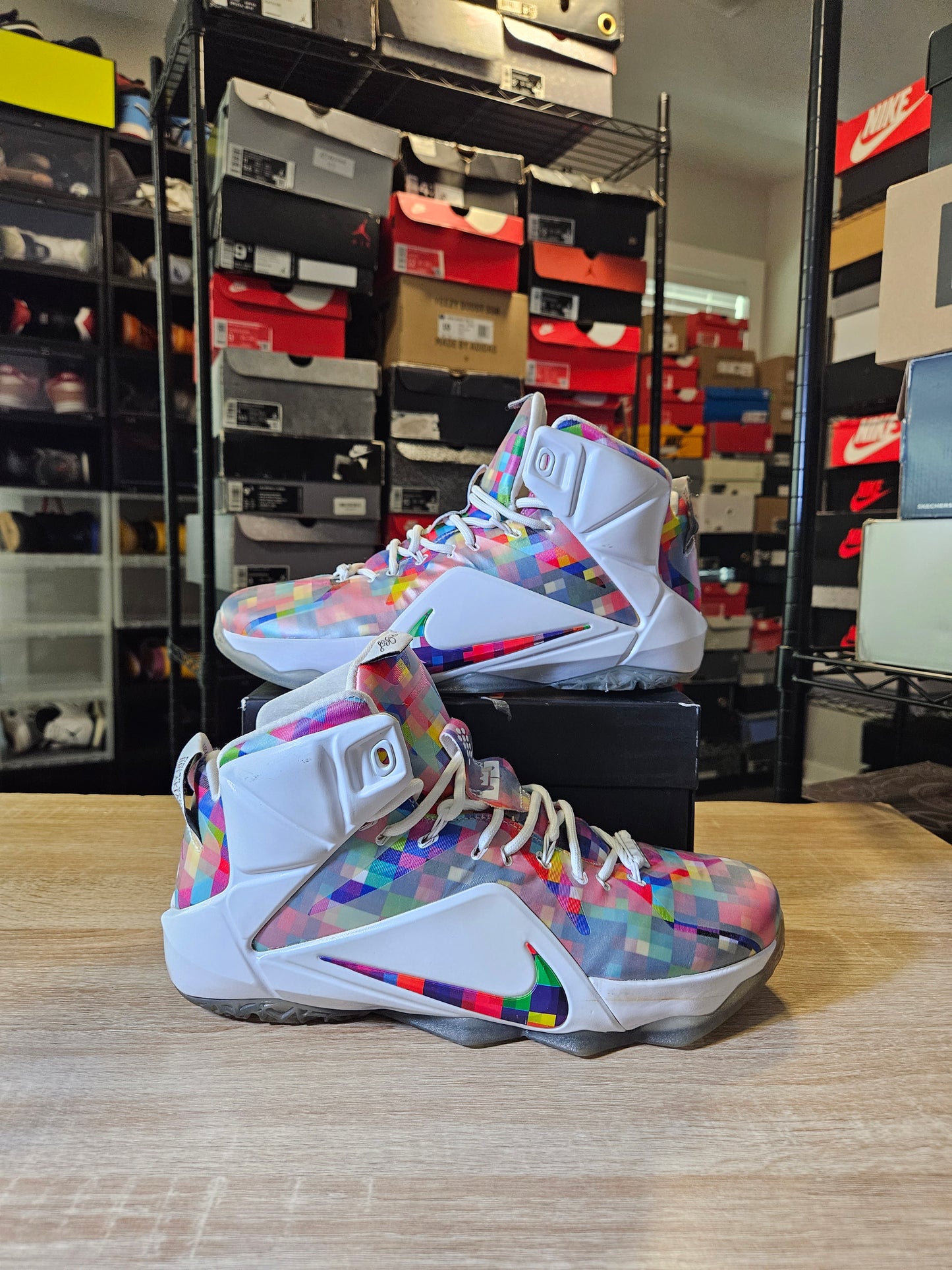 Size 9.5 - LeBron 12 EXT Prism