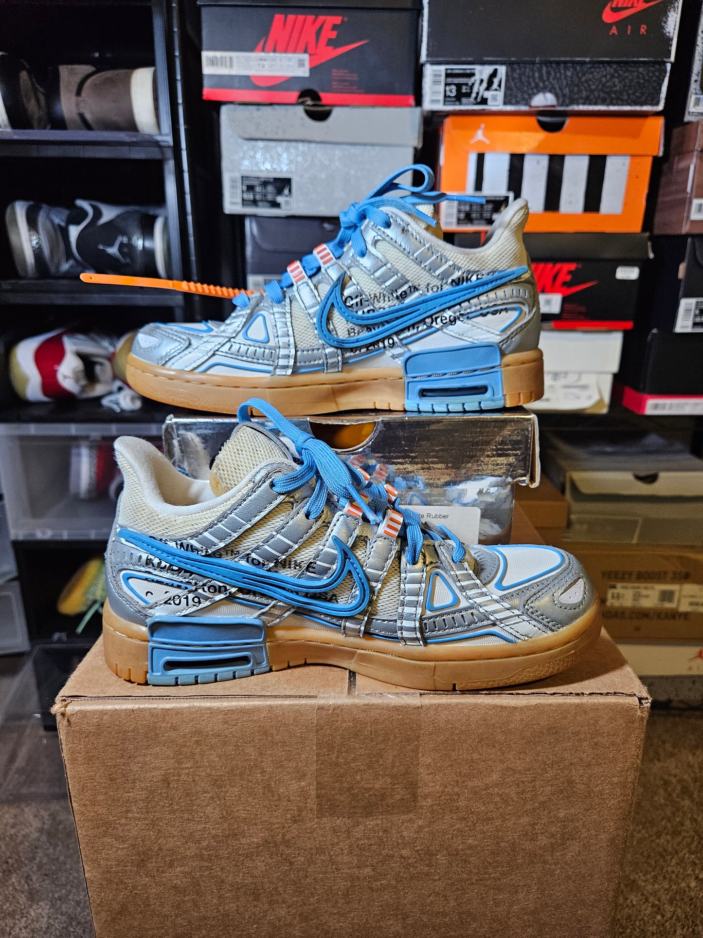 Size 4.5 - Off-White x Air Rubber Dunk University Blue
