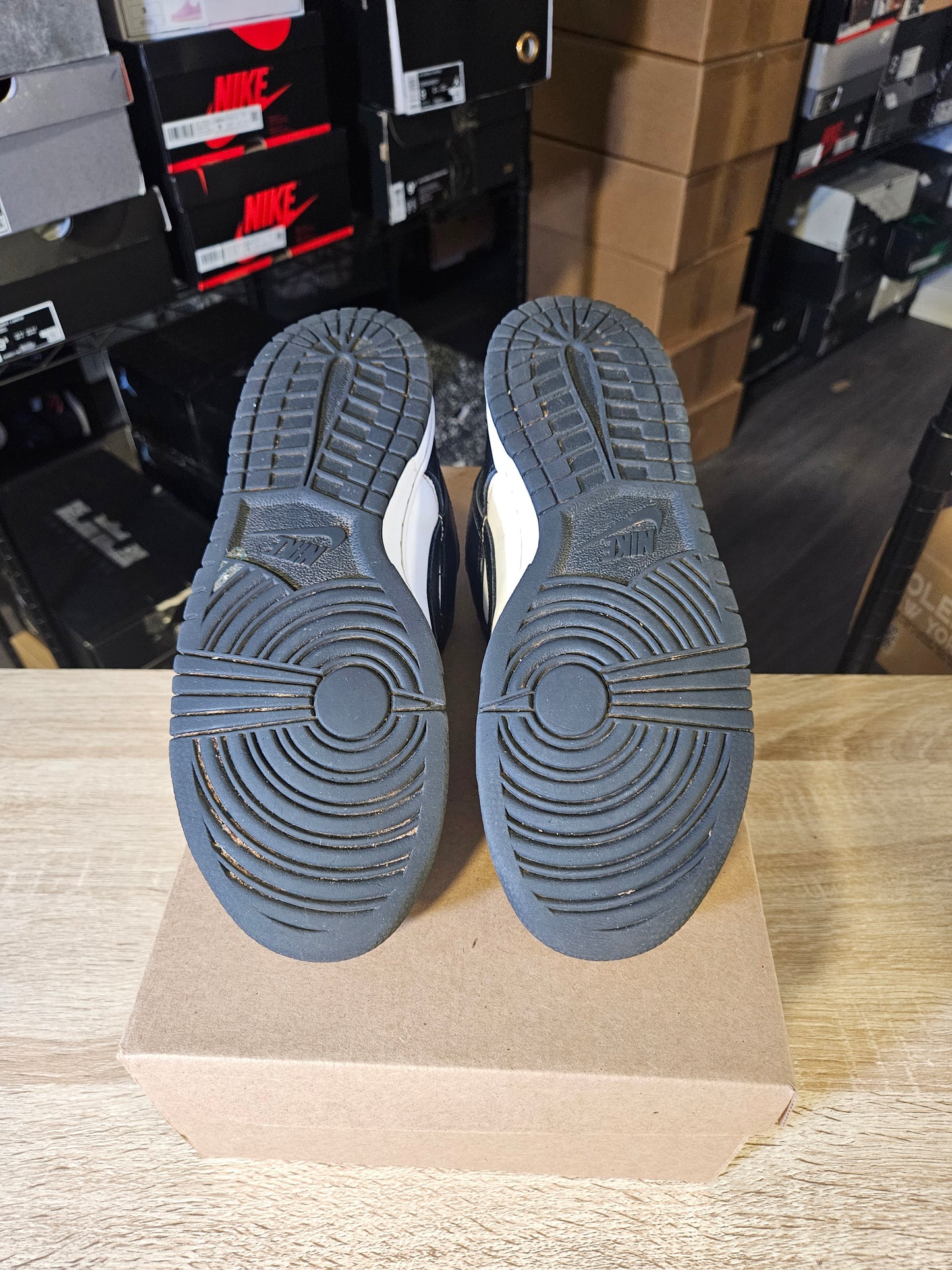 Size 7 - Dunk Low Black White