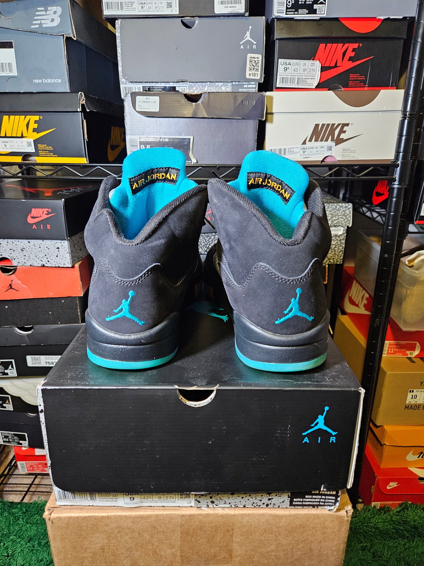 Size 9 - AJ 5 Retro Mid Aqua