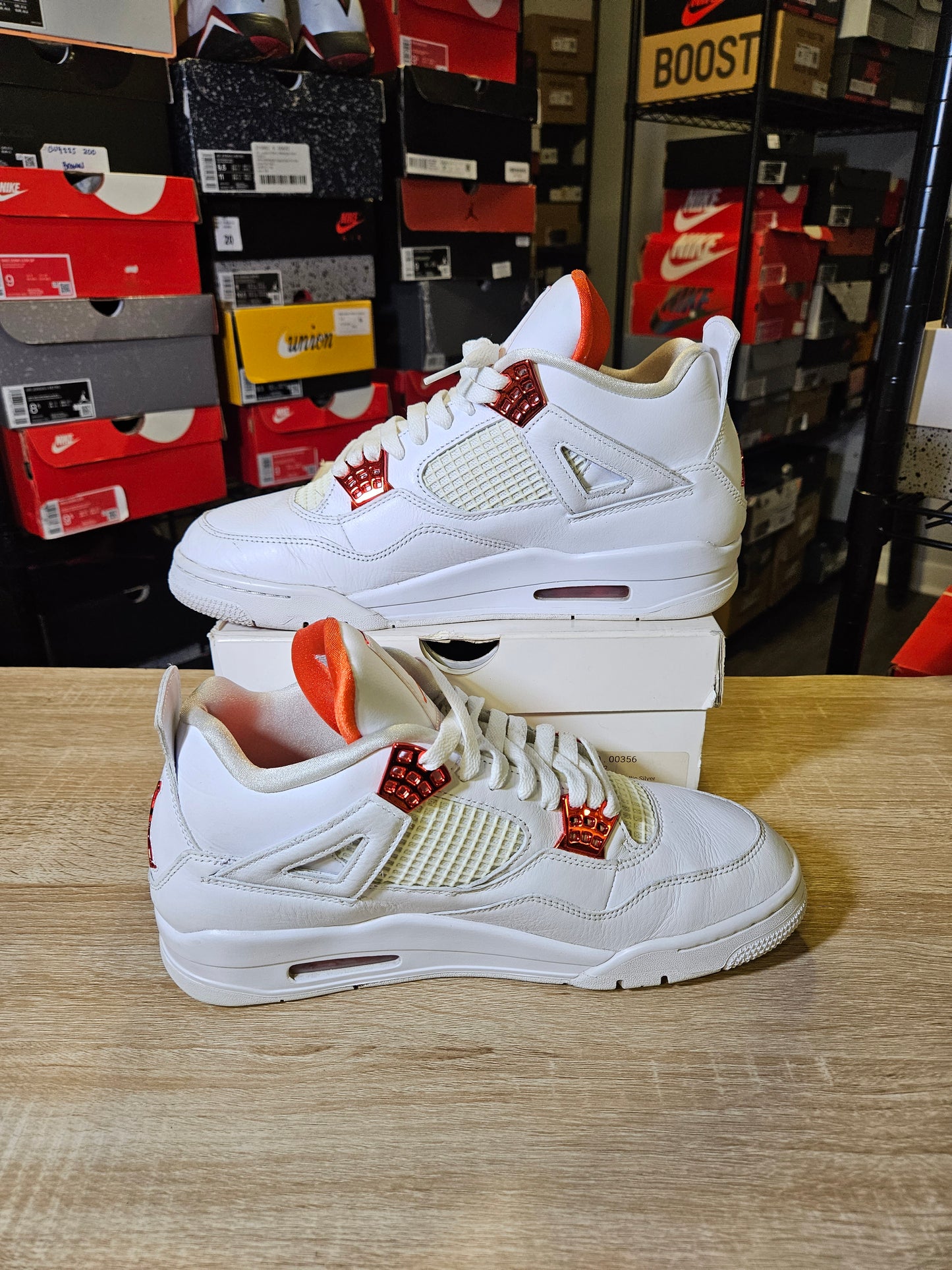 Size 10.5 - AJ 4 Retro Orange Metallic