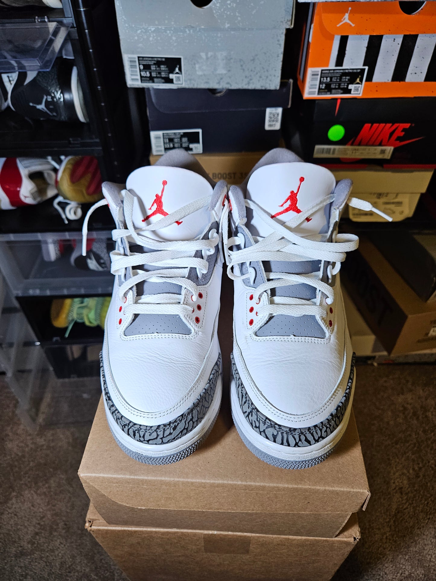 Size 11.5 - AJ 3 Retro Mid Fire Red