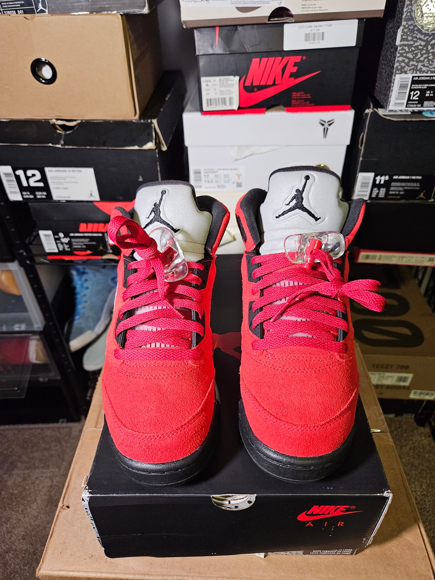 Size 5.5 - AJ 5 Retro Mid Raging Bull
