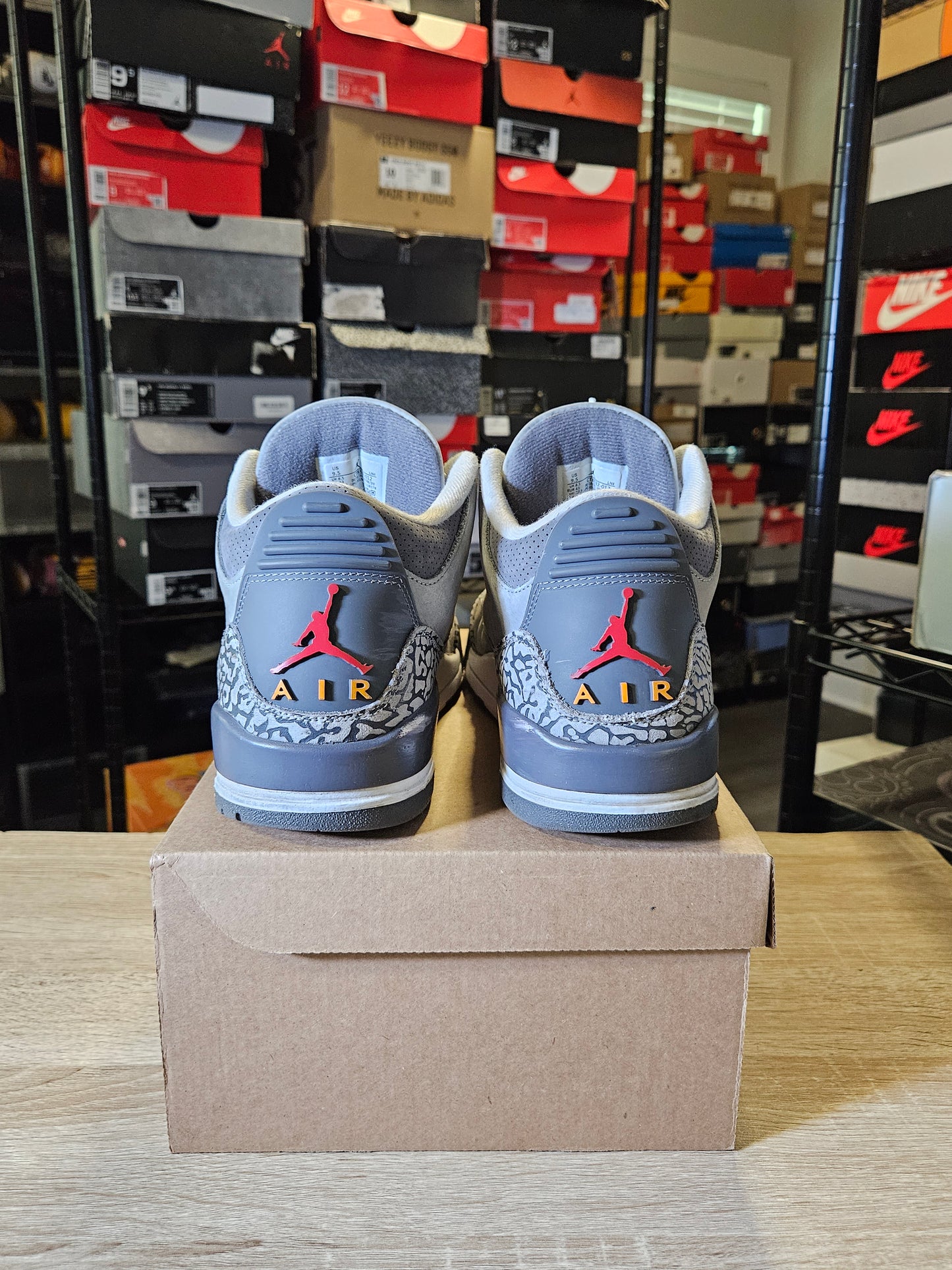 Size 9.5 - Jordan 3 Retro Mid Cool Grey