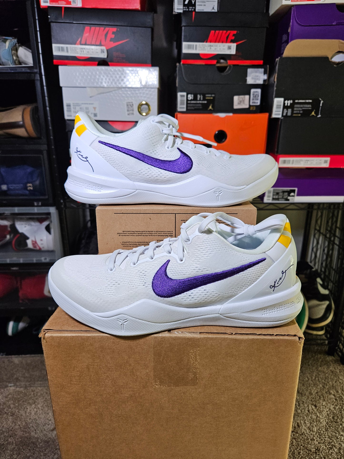 Size 9.5 - Kobe 8 Laker