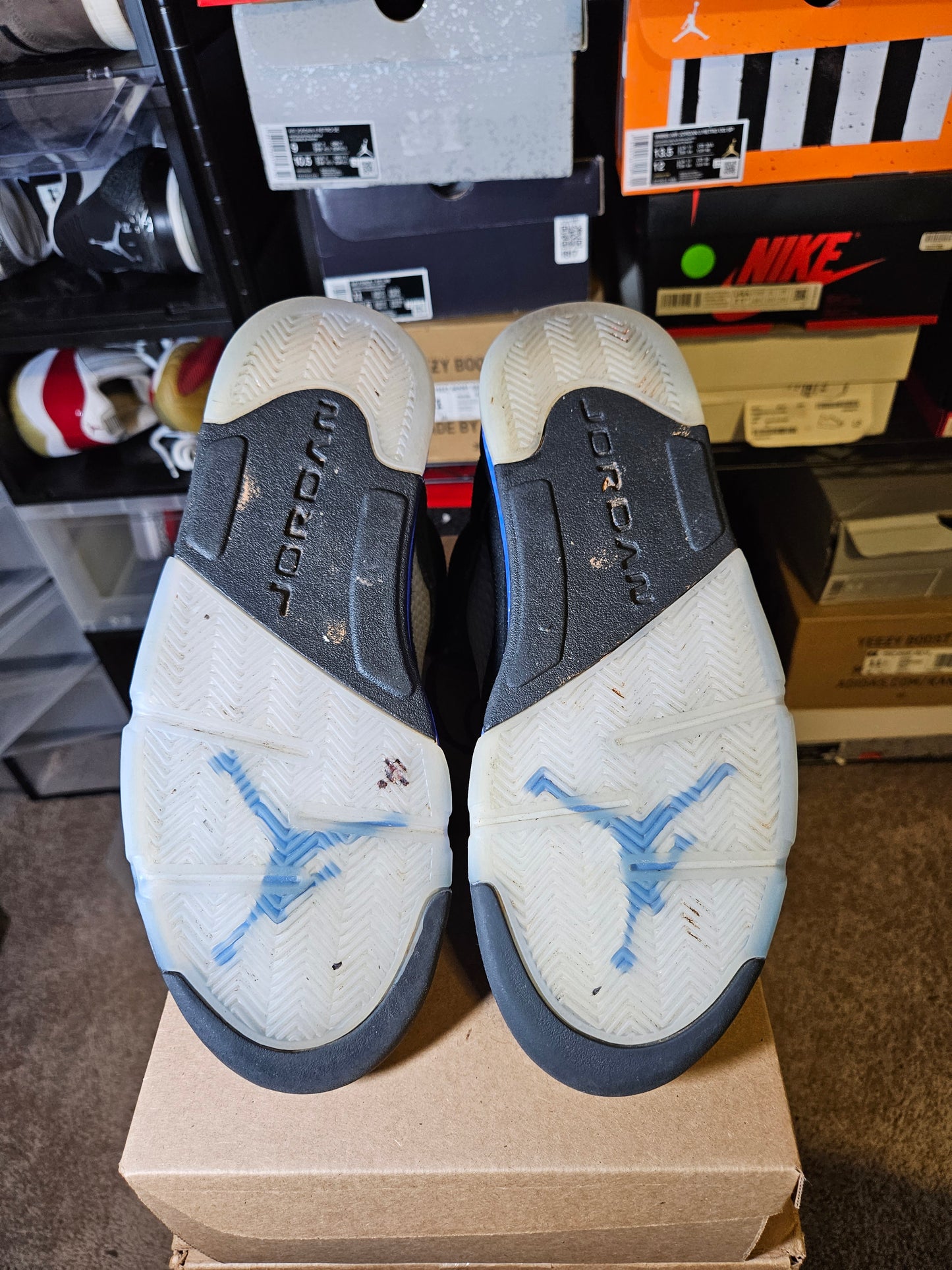 Size 9 - AJ 5 Retro Mid Racer Blue