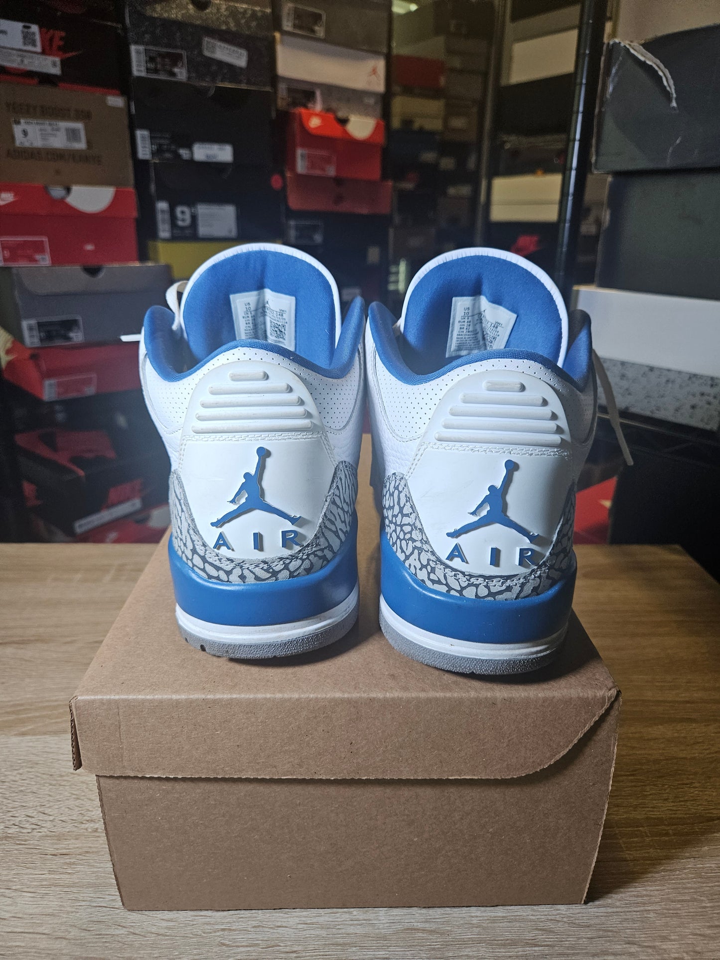 Size 10 - AJ 3 Retro Mid Washington Wizards