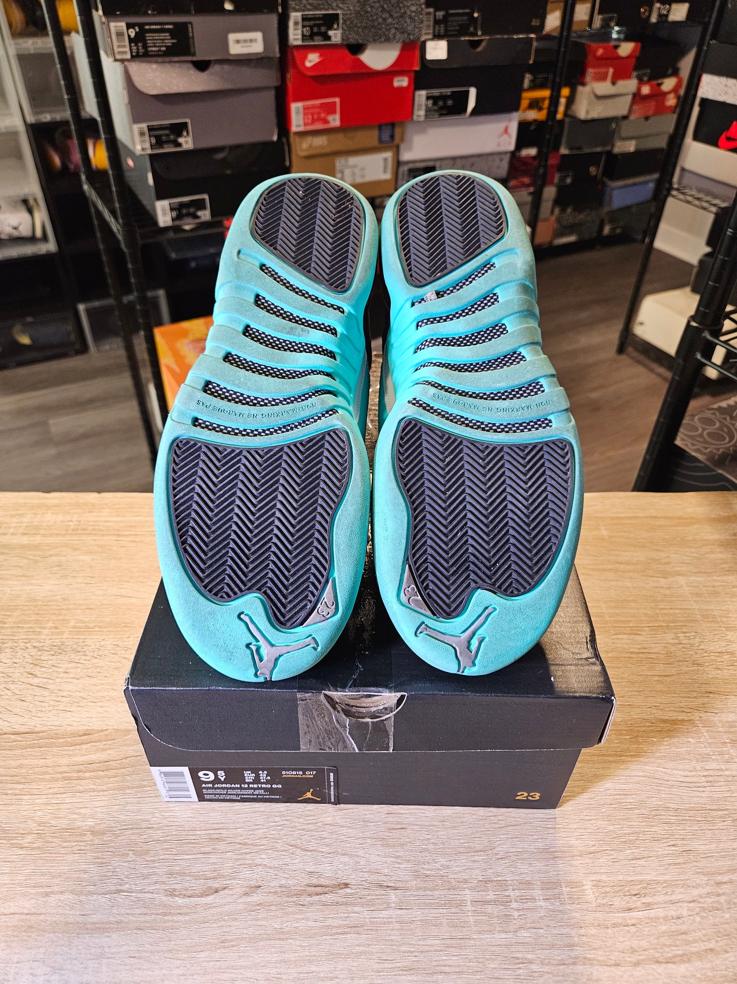 Size 9.5 - AJ 12 Hyper Jade