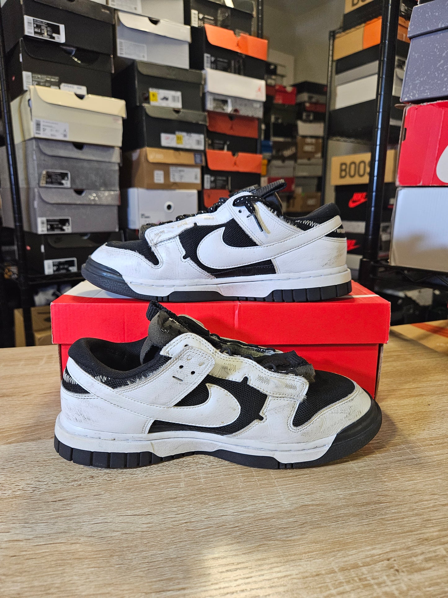 Size 9 - Air Dunk Jumbo Reverse Panda