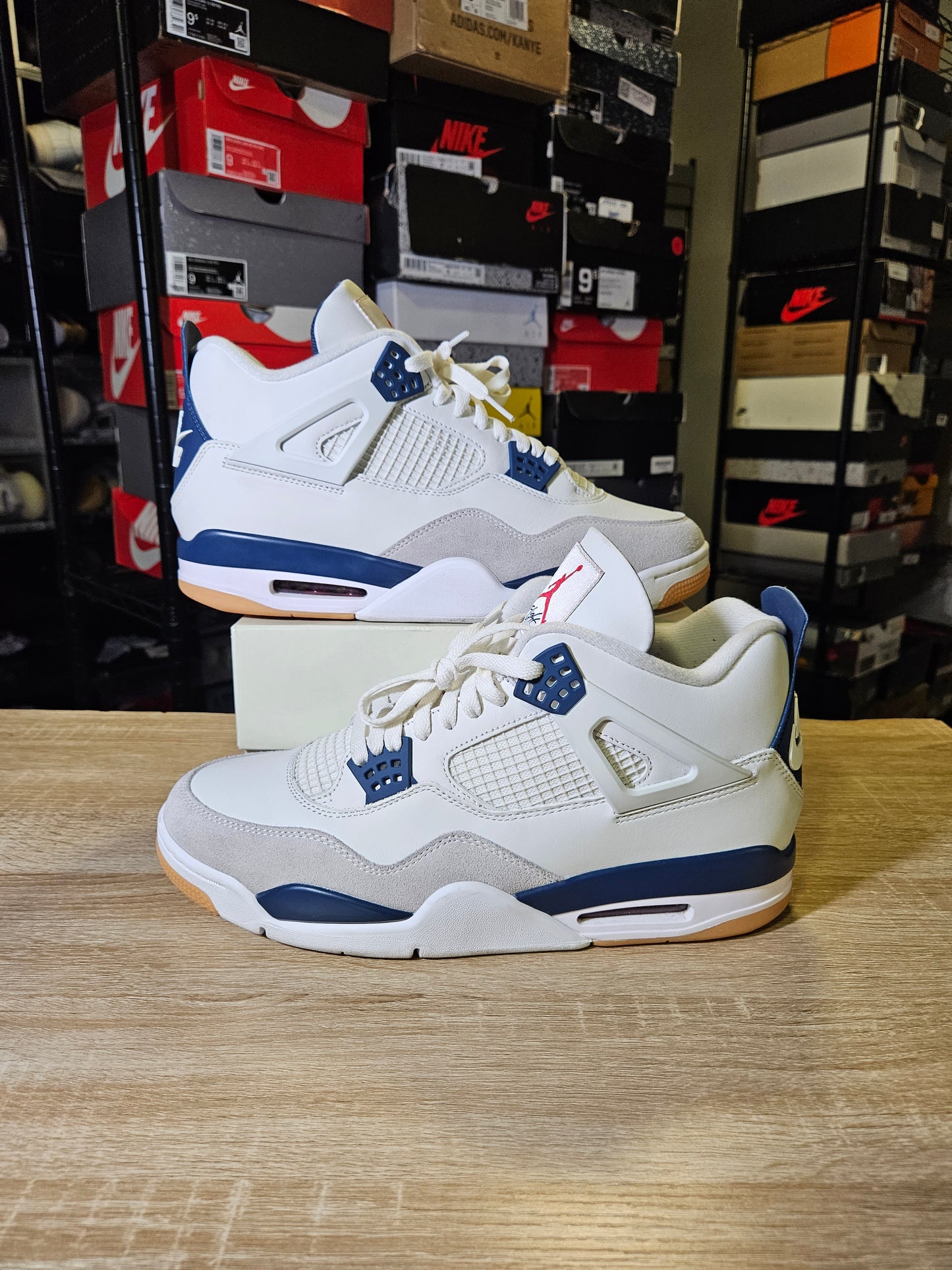 Size 13 - SB x AJ 4 Retro SP Navy