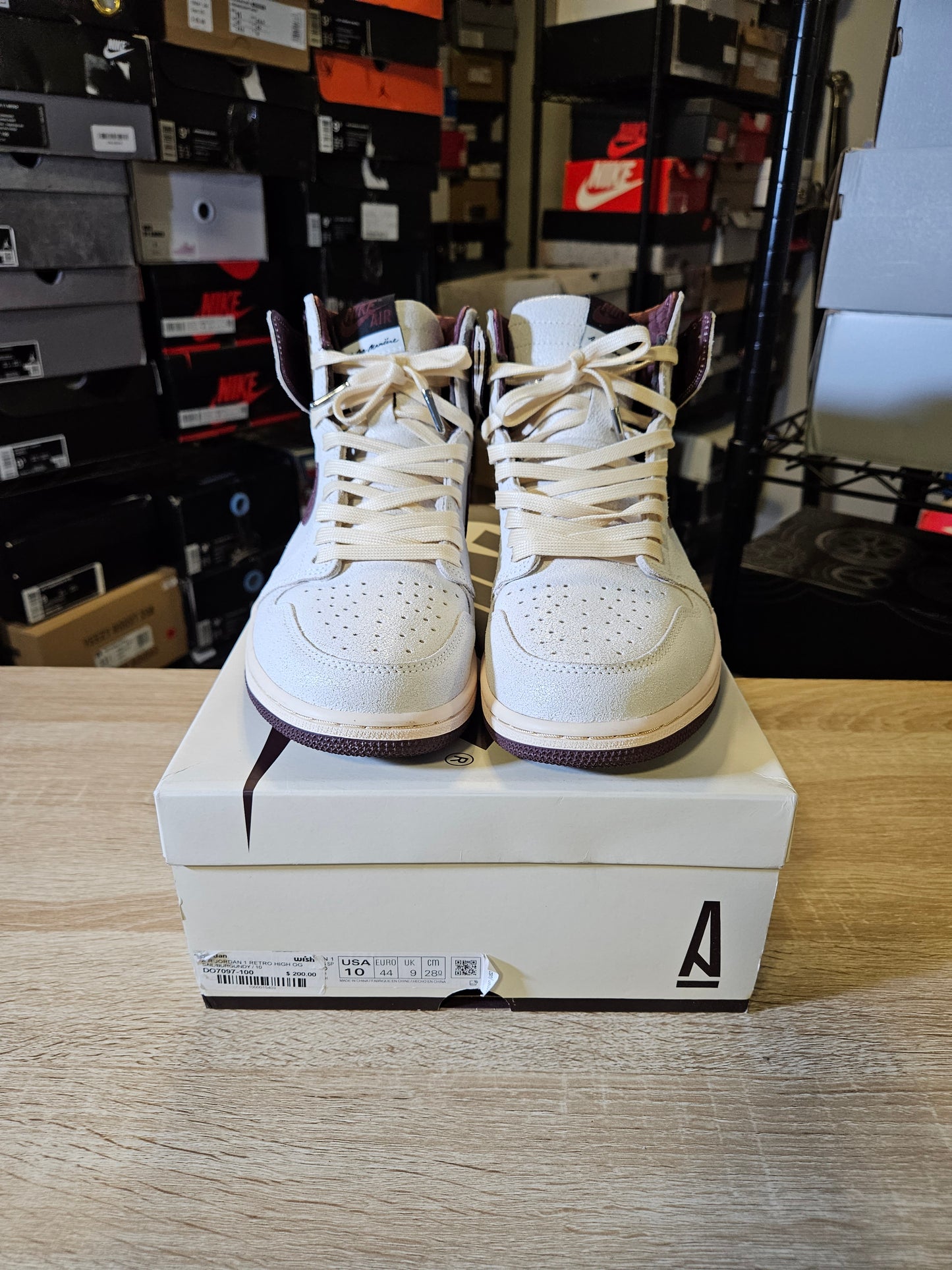 Size 10 - AJ 1 OG x A Ma Maniere High Airness