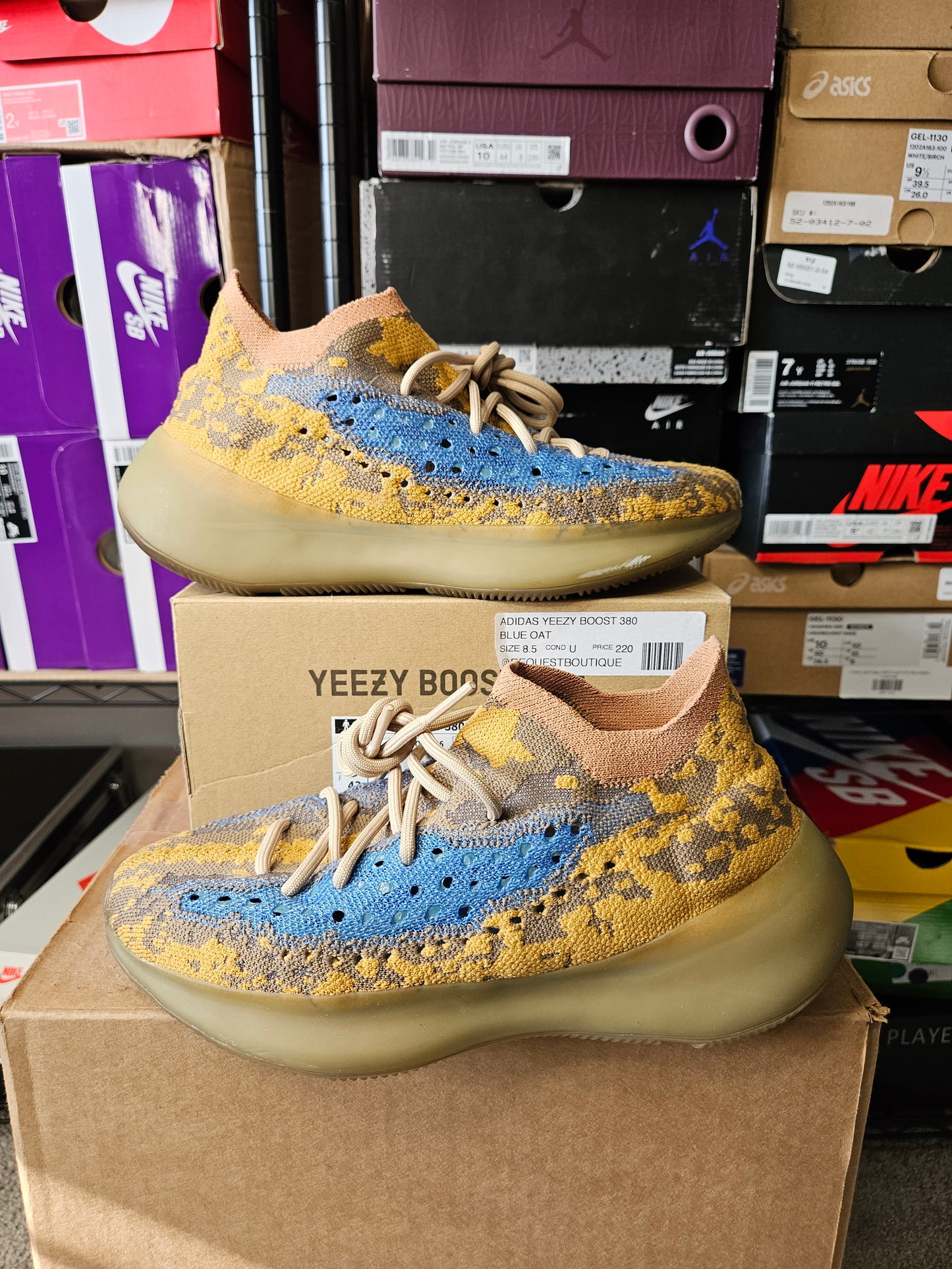 Size 8.5 - YZY Boost 380 Blue Oat