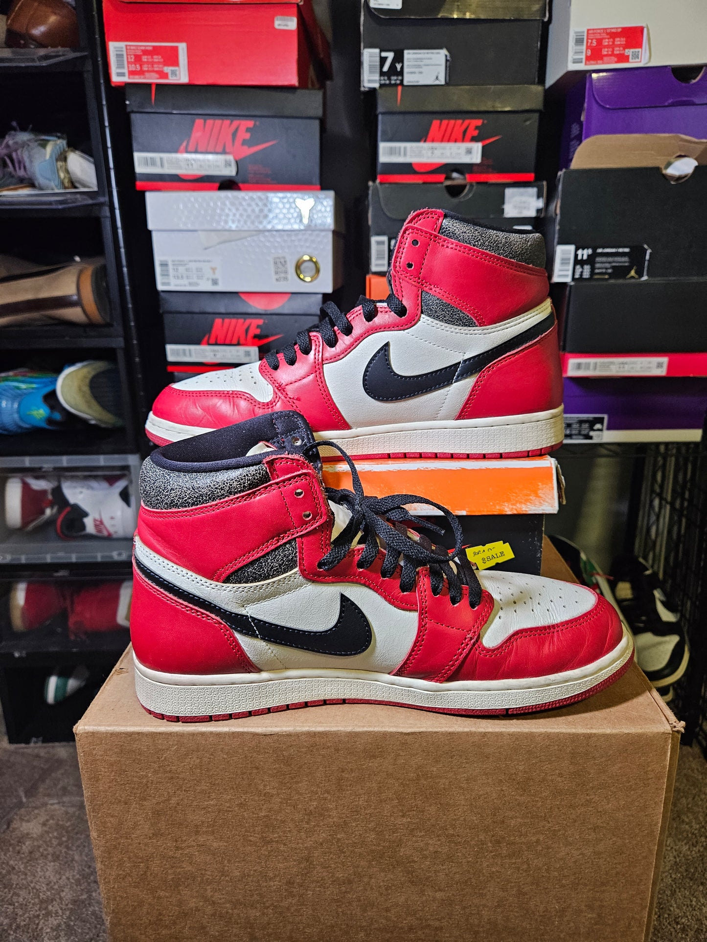 Size 10.5 - AJ 1 Retro High OG Chicago Reimagined Lost & Found 2022
