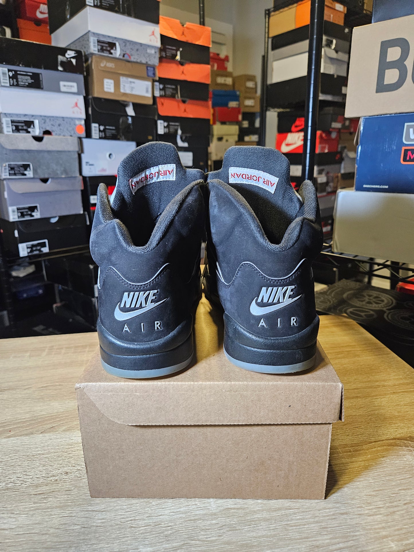 Size 11 - AJ 5 Retro OG Black Metallic Reimagined